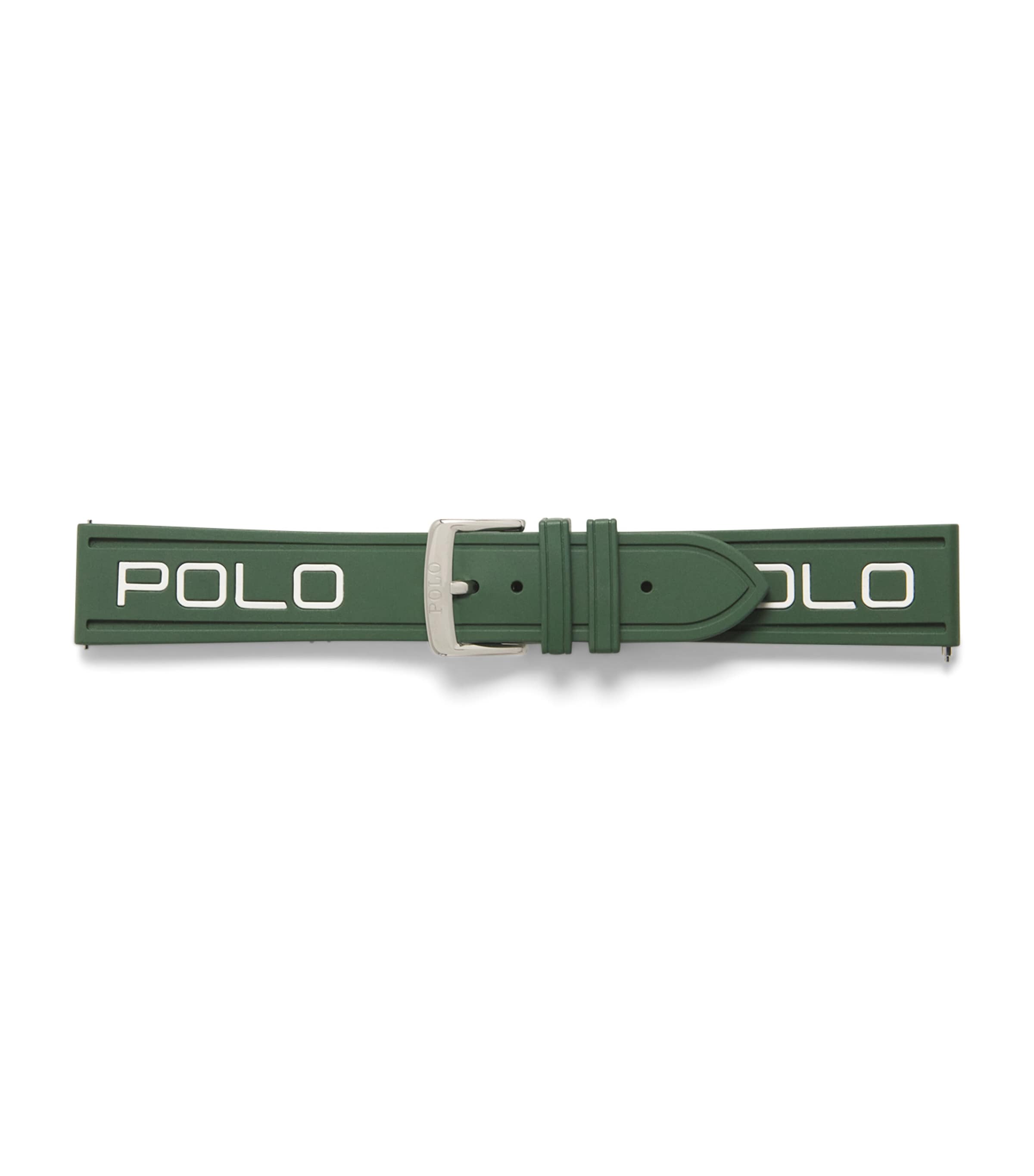 Polo Ralph Lauren Logo Watch Strap Green Image 1