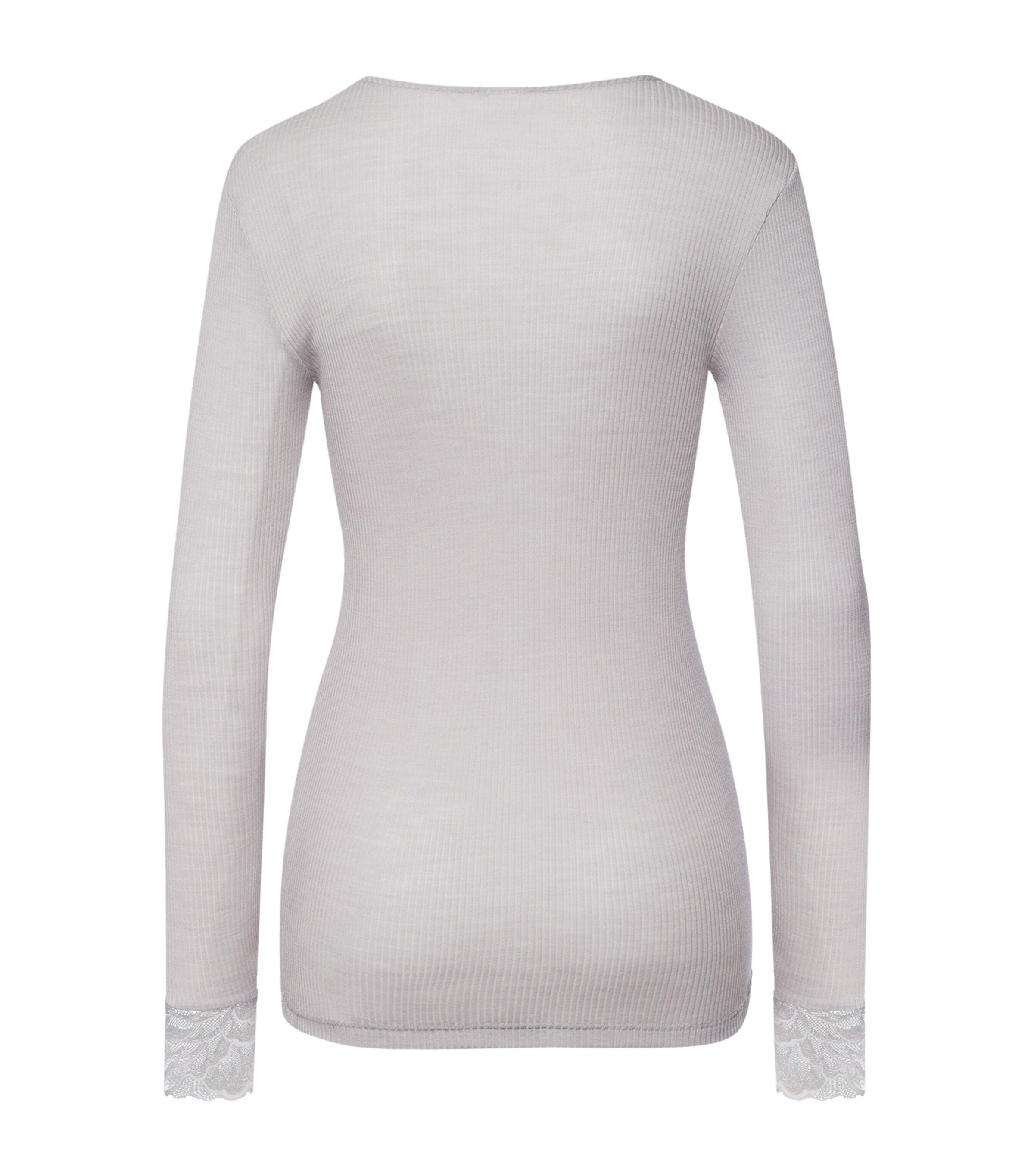 Wool-Silk Celeste T-Shirt SILVER VAPOR Image 2