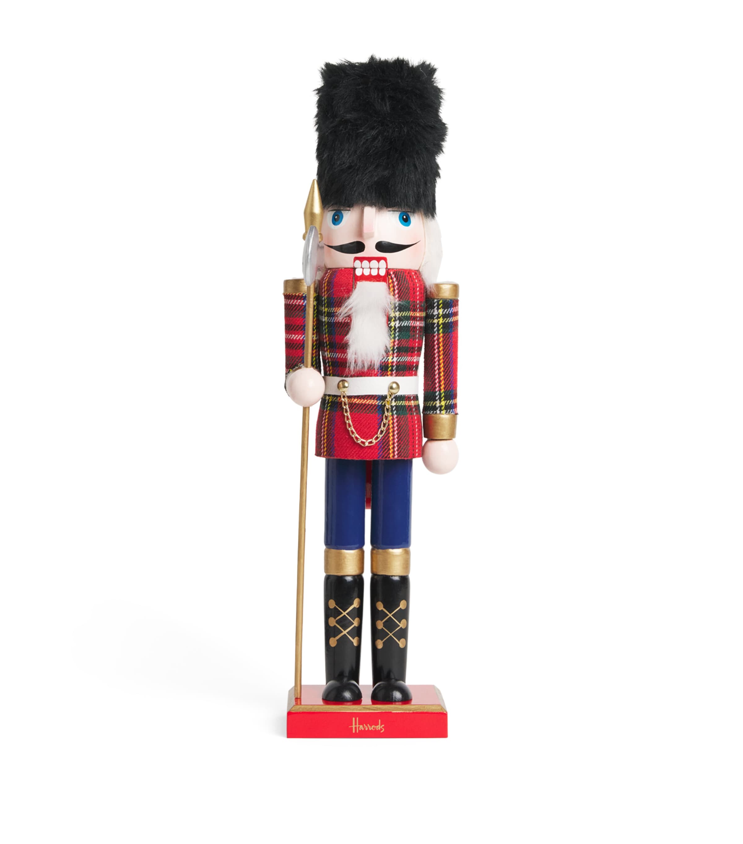 Harrods Tartan Nutcracker Ornament Image 1
