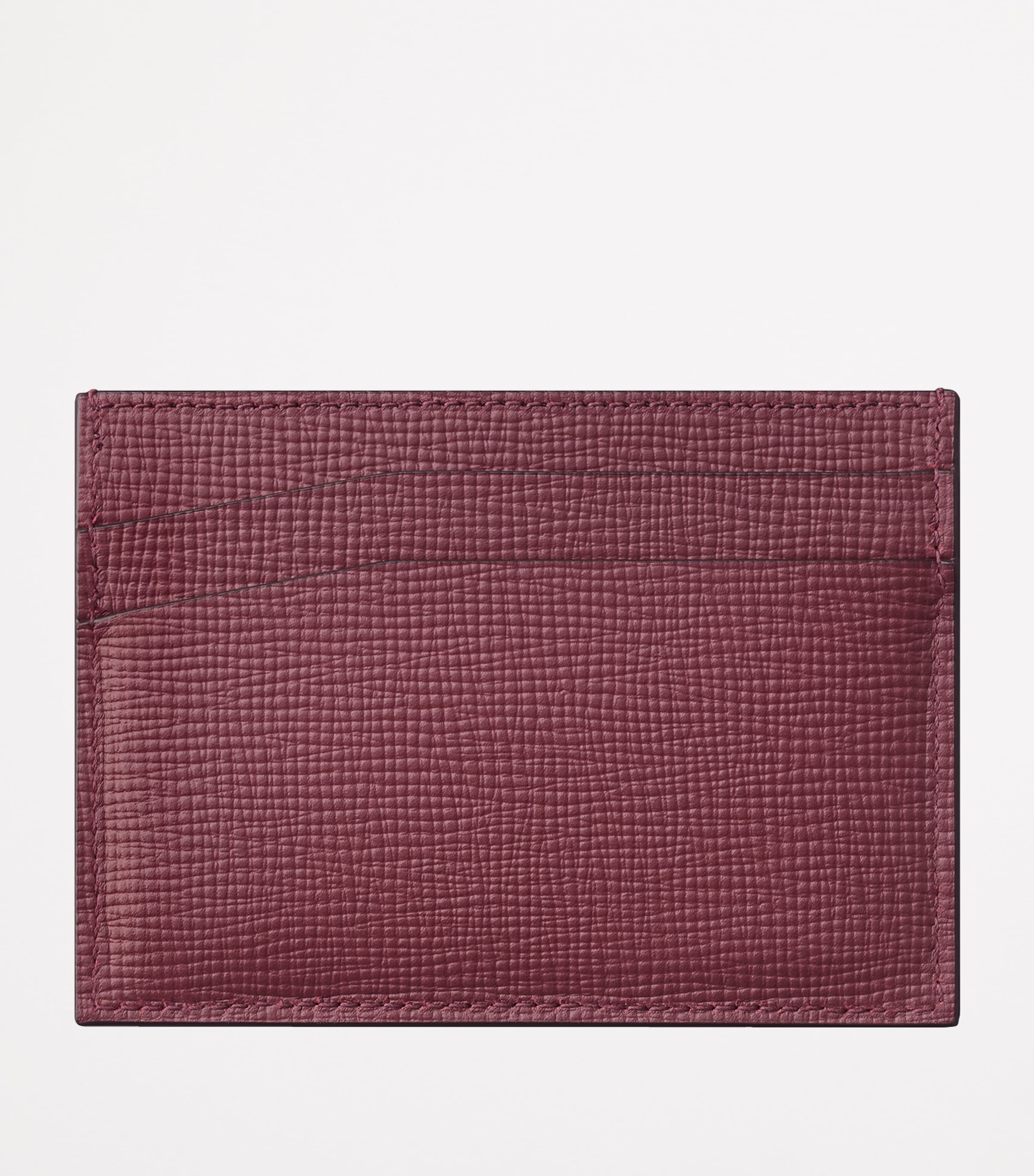 Cartier Leather Losange Card Holder Burgundy Image 2
