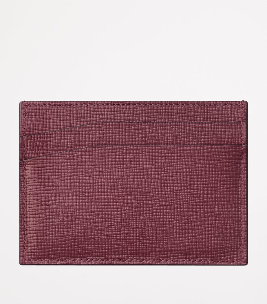 Cartier Leather Losange Card Holder Burgundy Image 2