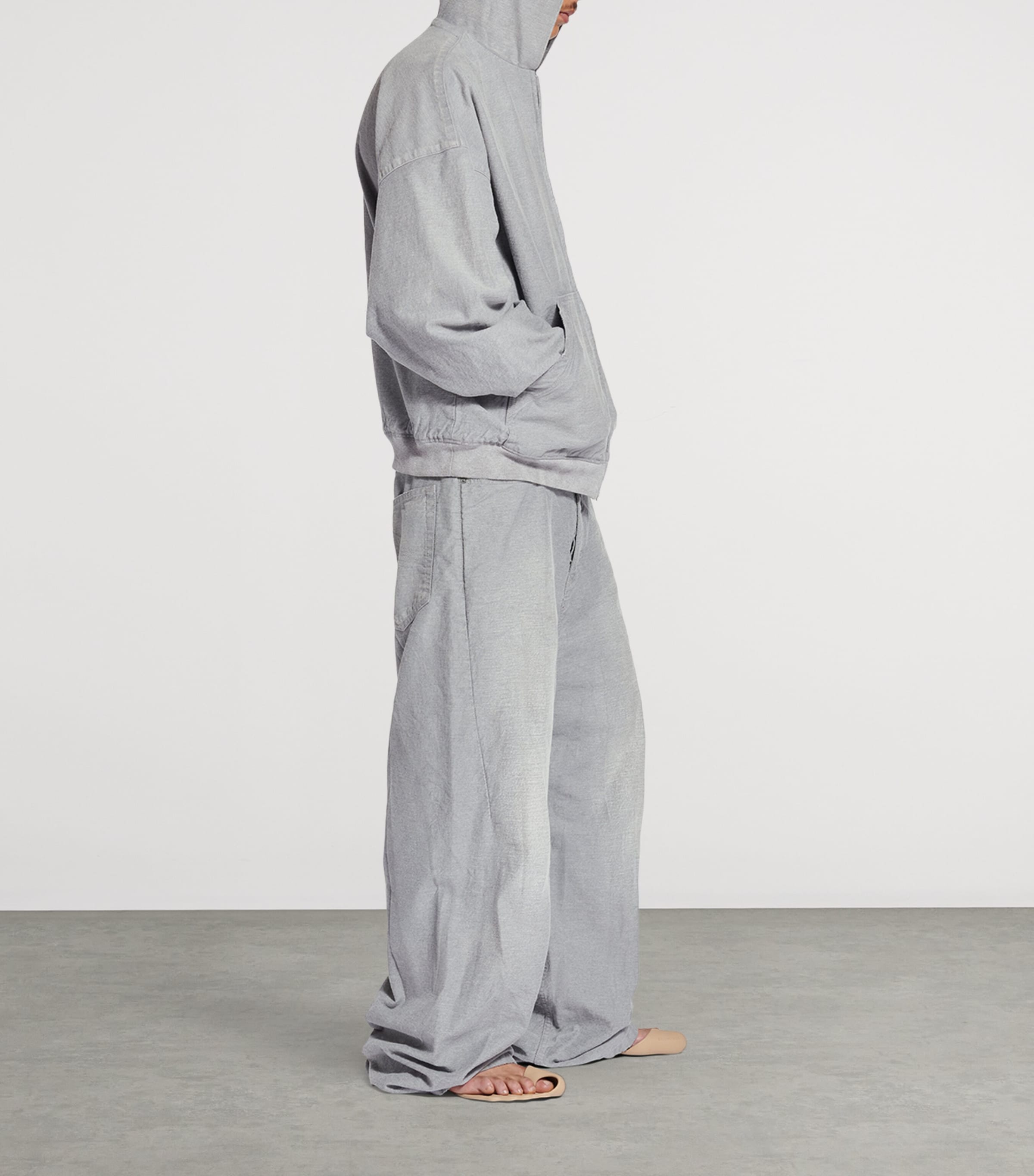 Balenciaga Cotton Trompe-l'Oeil Hoodie | Harrods UK