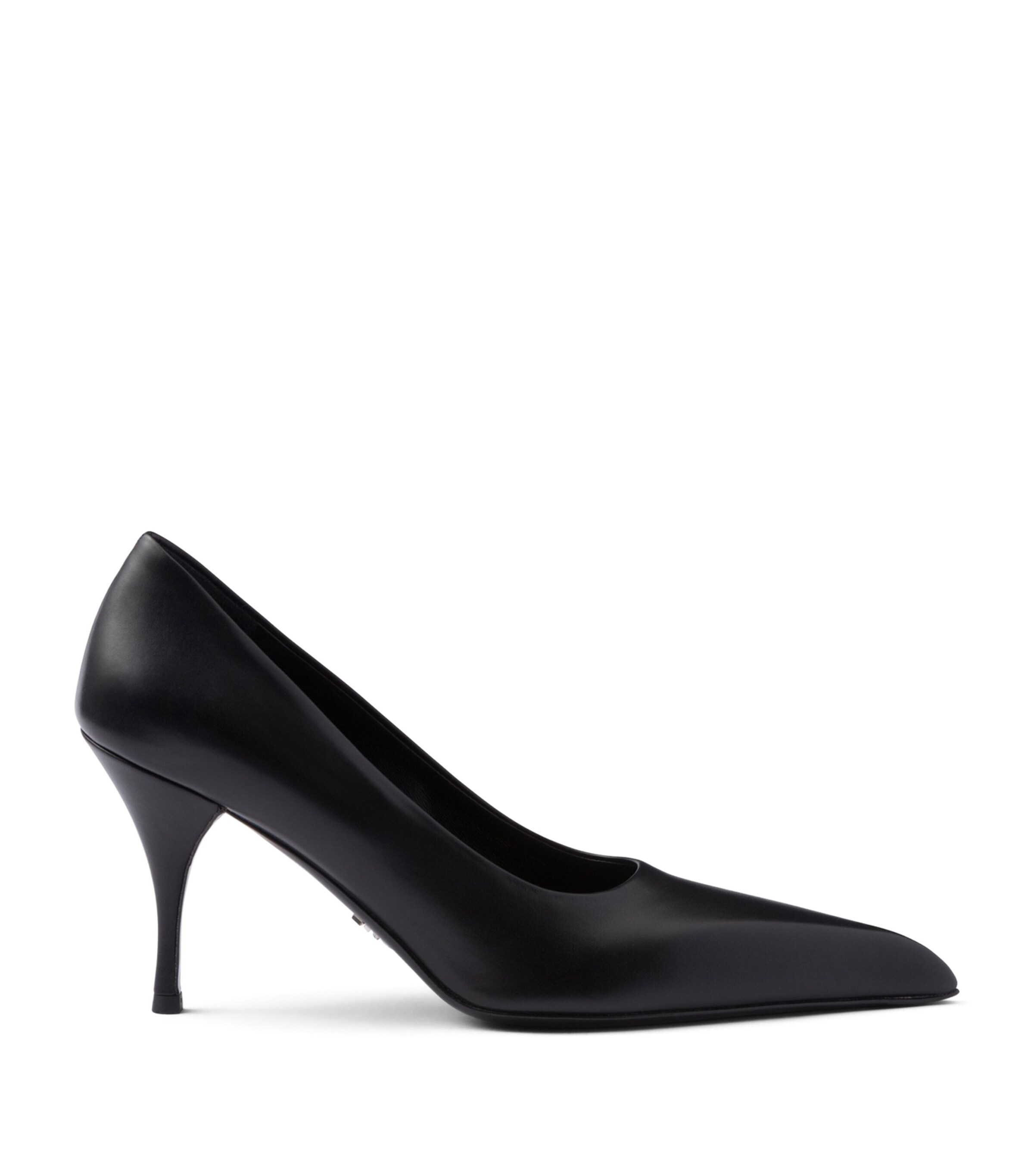 Prada Leather Pumps 85 Black Image 1