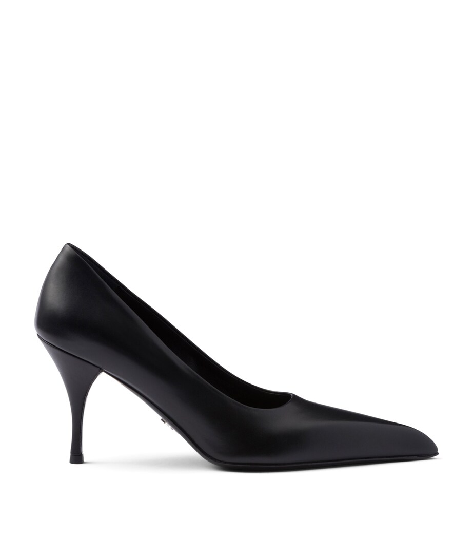 Prada Leather Pumps 85 Black Image 1