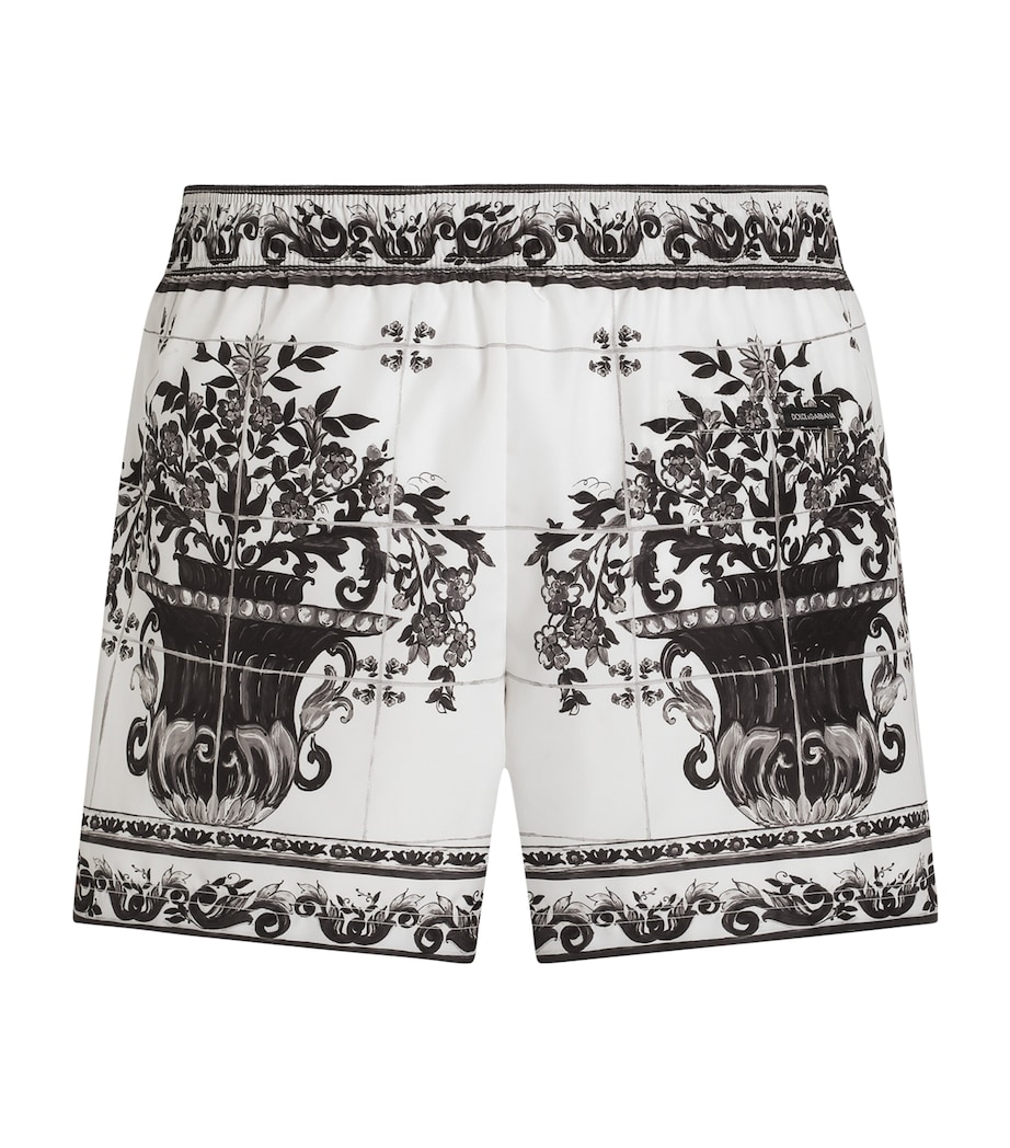 Majolica Print Swim Shorts IN3TN-MIX MAIOLICA Image 2
