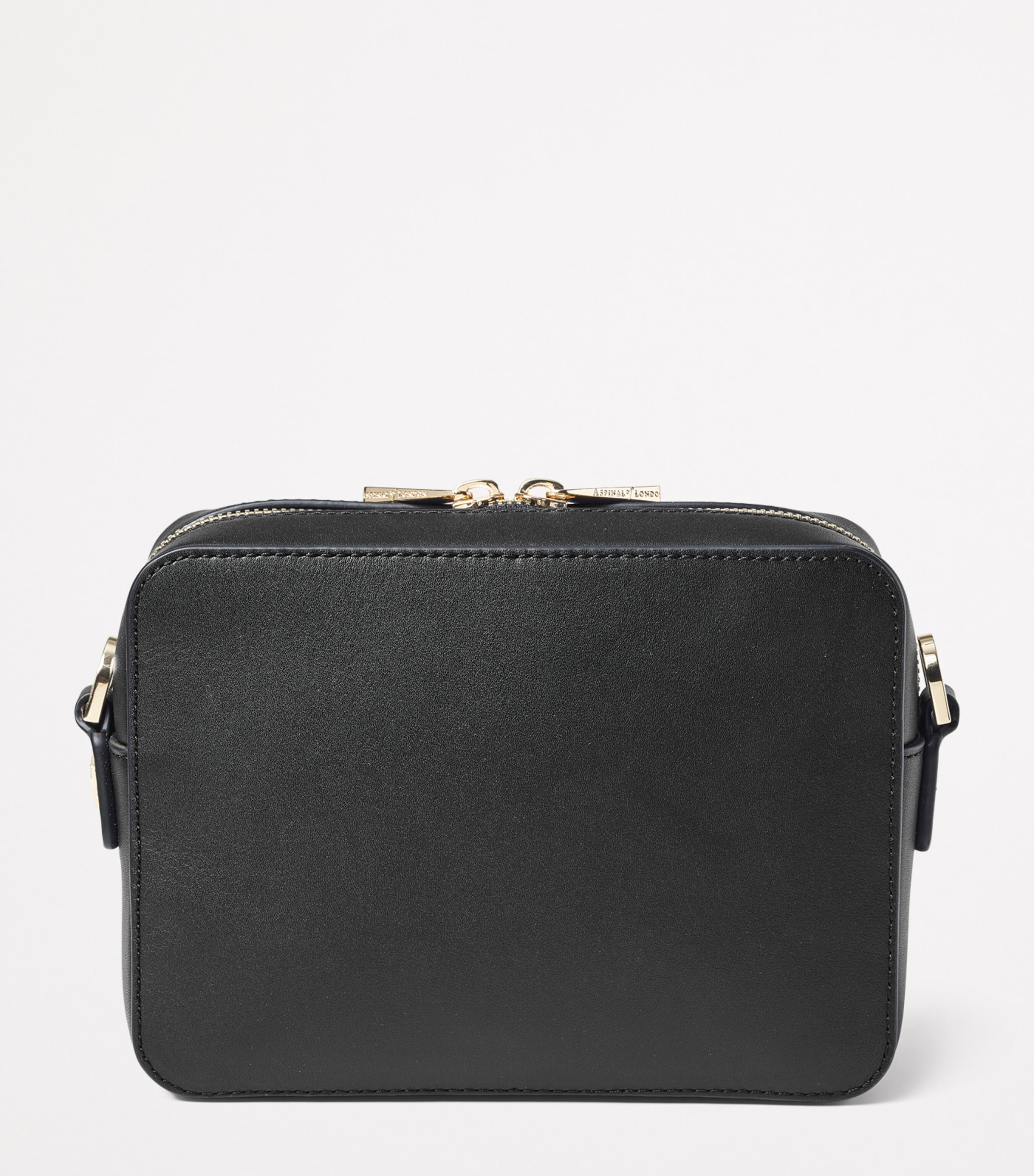 Leather Slot Weave Camera Bag BLACK Image 3