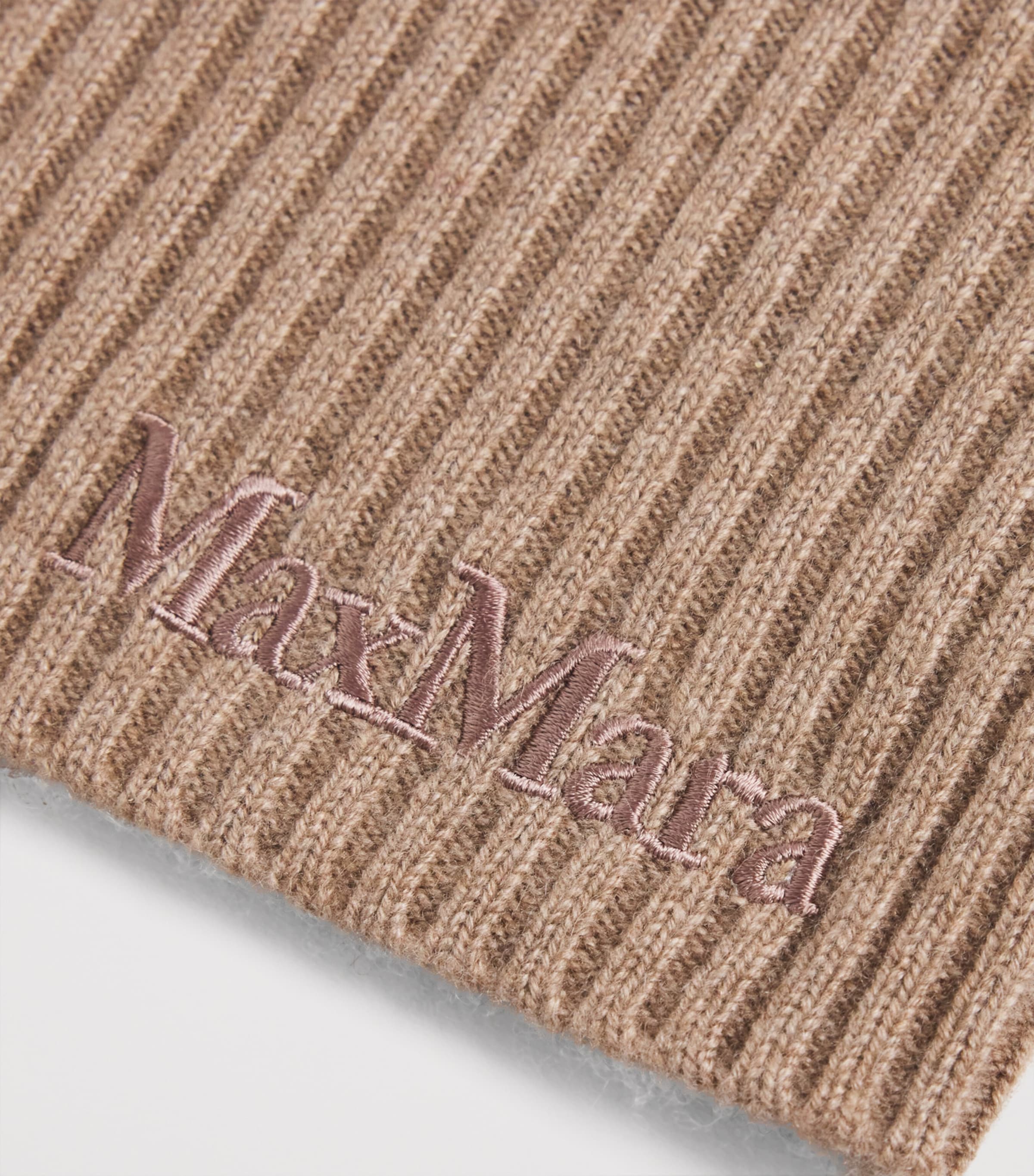 Cashmere Cable-Knit Balaclava BEIGE Image 6