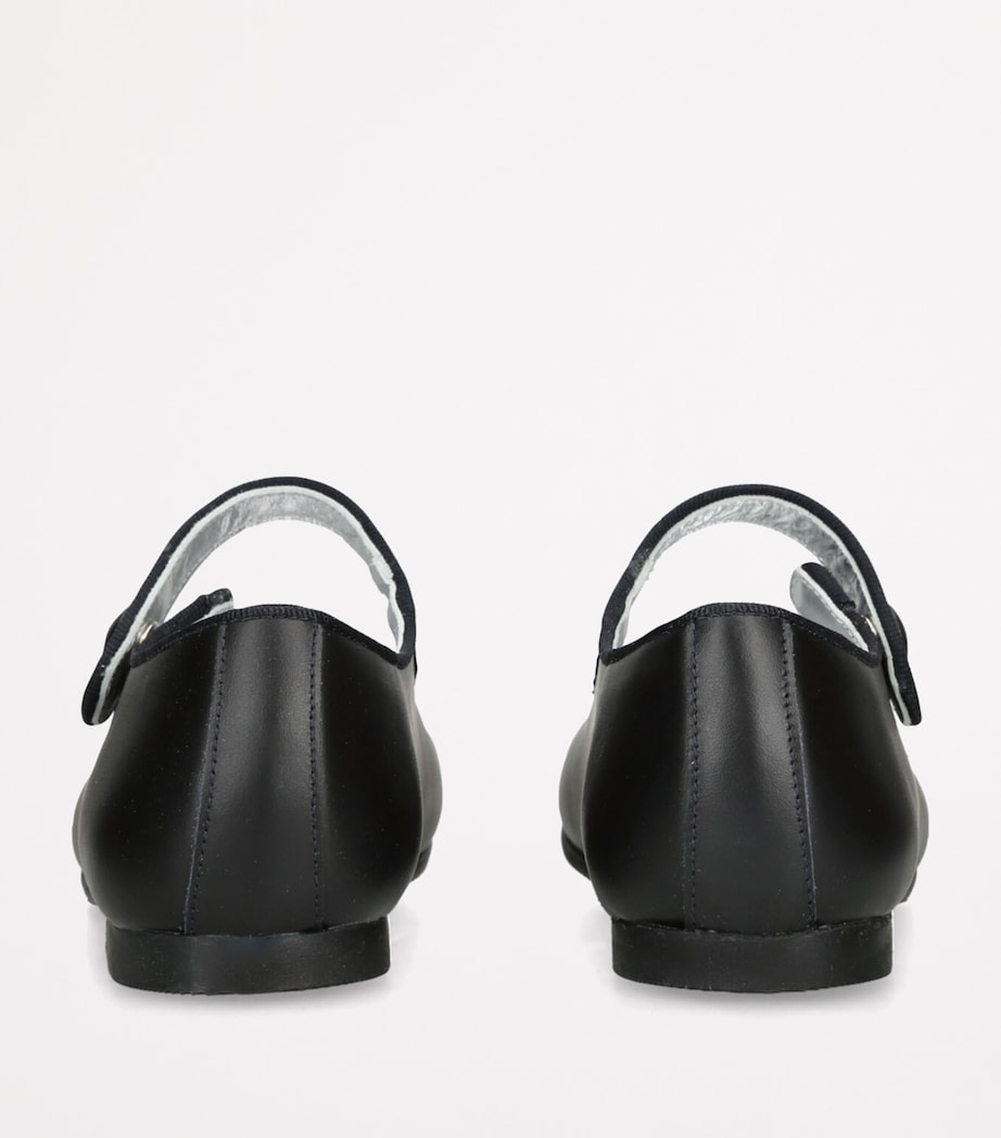 Leather Angelica Mary Jane NAVY Image 2