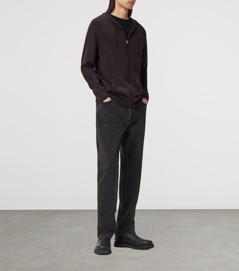 Merino Wool Mode Hoodie ESPRESSO BROWN Image 4