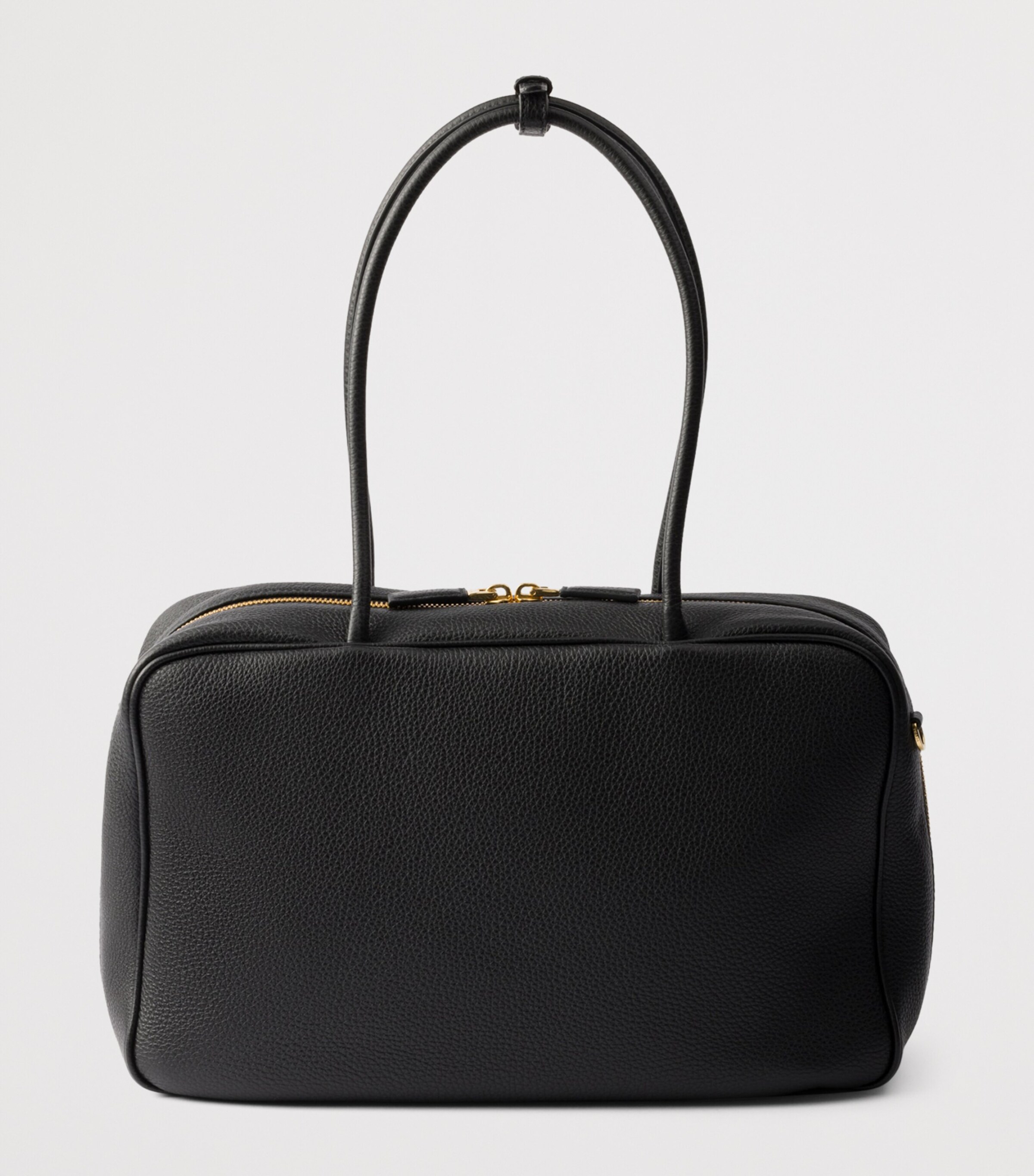 Large Leather Top-Handle Bag F0632 Image 3