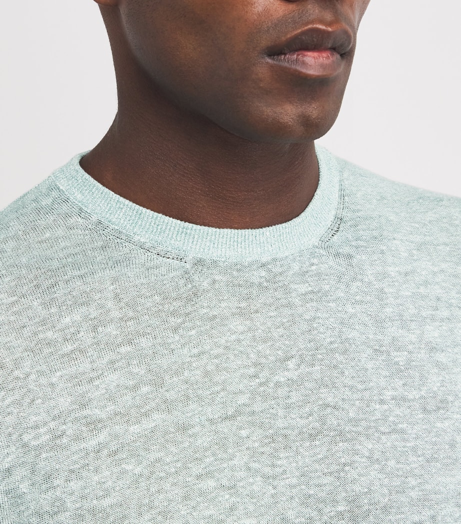 Linen-Silk T-Shirt SAGGIO Image 6