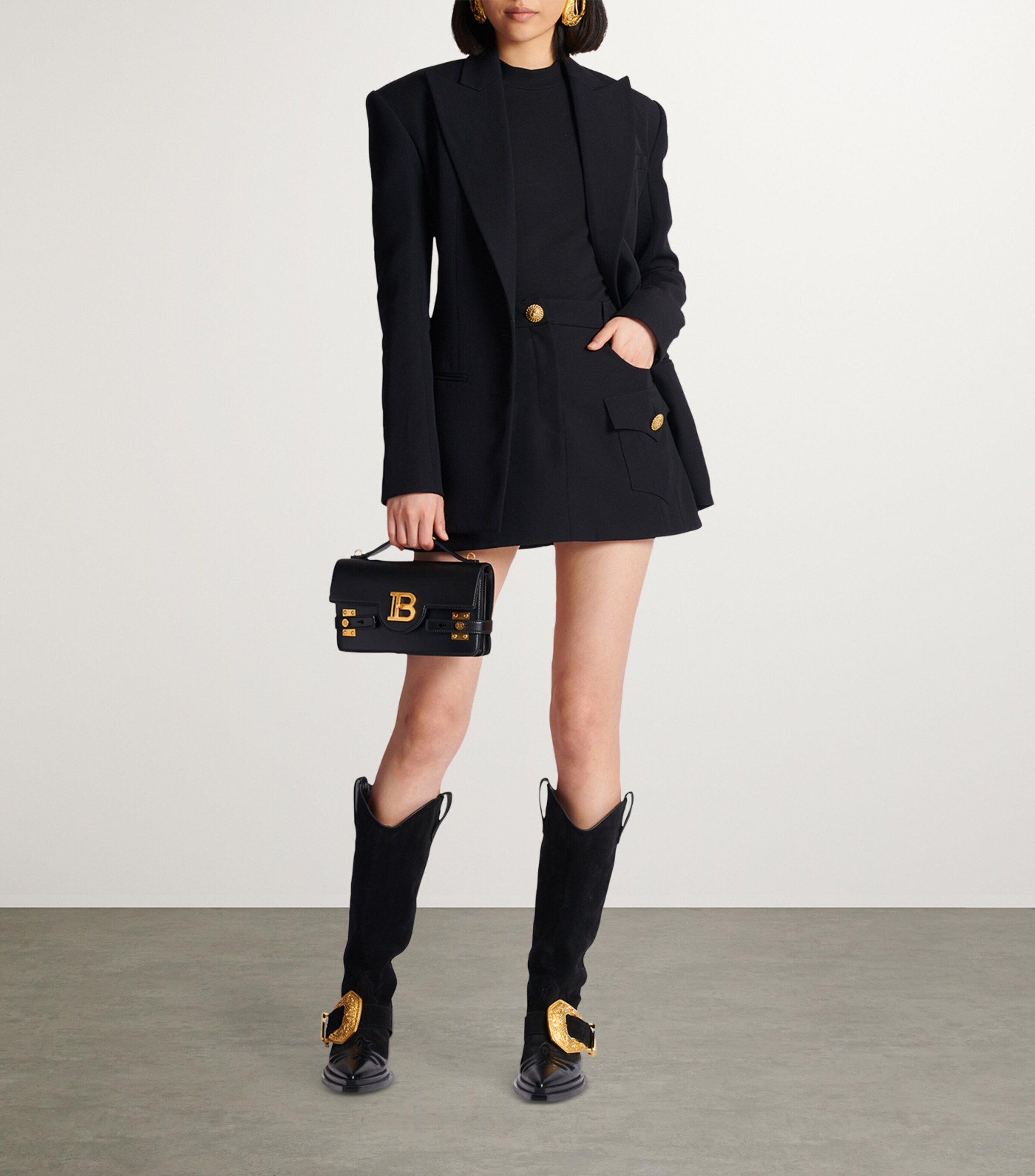 Jersey Button-Detail T-Shirt 0PA NOIR Image 7