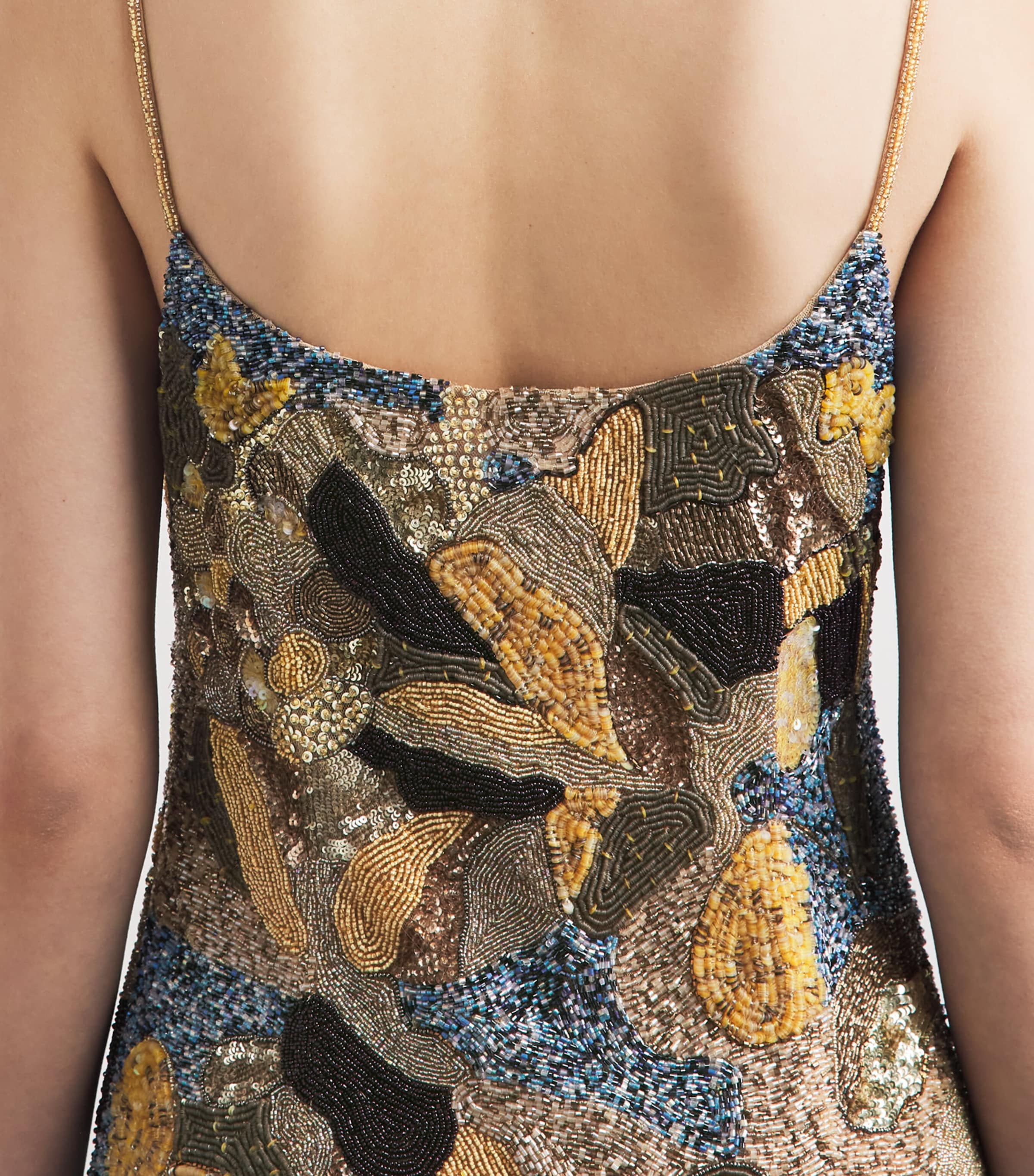 Cult Gaia Womens Beaded Bebe Mini Dress Wild Dahlia Image 3