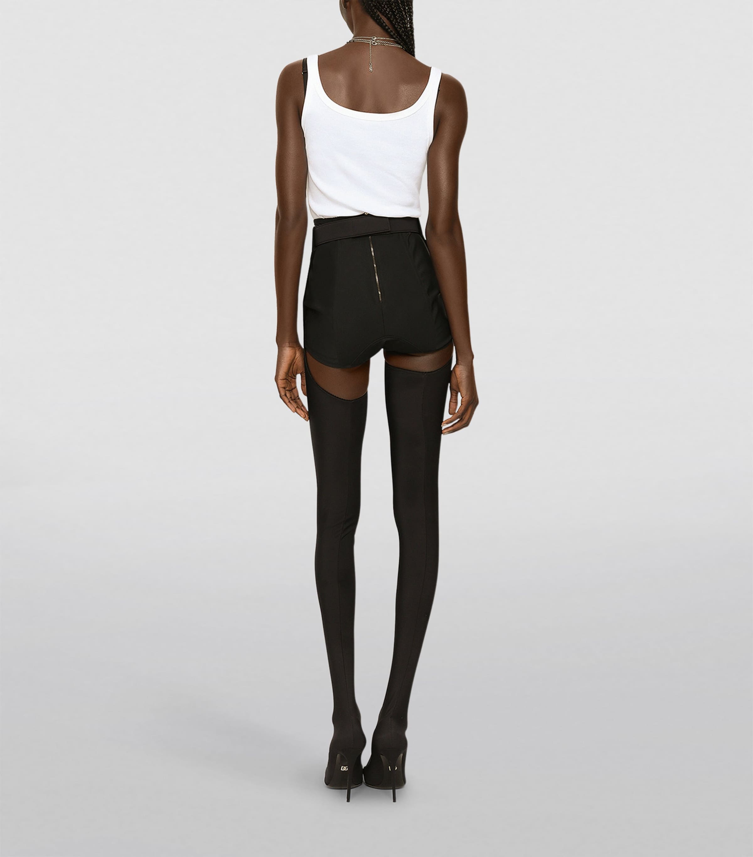 KIM DOLCE&GABBANA Tank Top W0800-OPTICAL WHITE Image 4