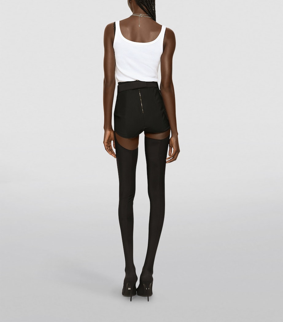 KIM DOLCE&GABBANA Tank Top W0800-OPTICAL WHITE Image 4