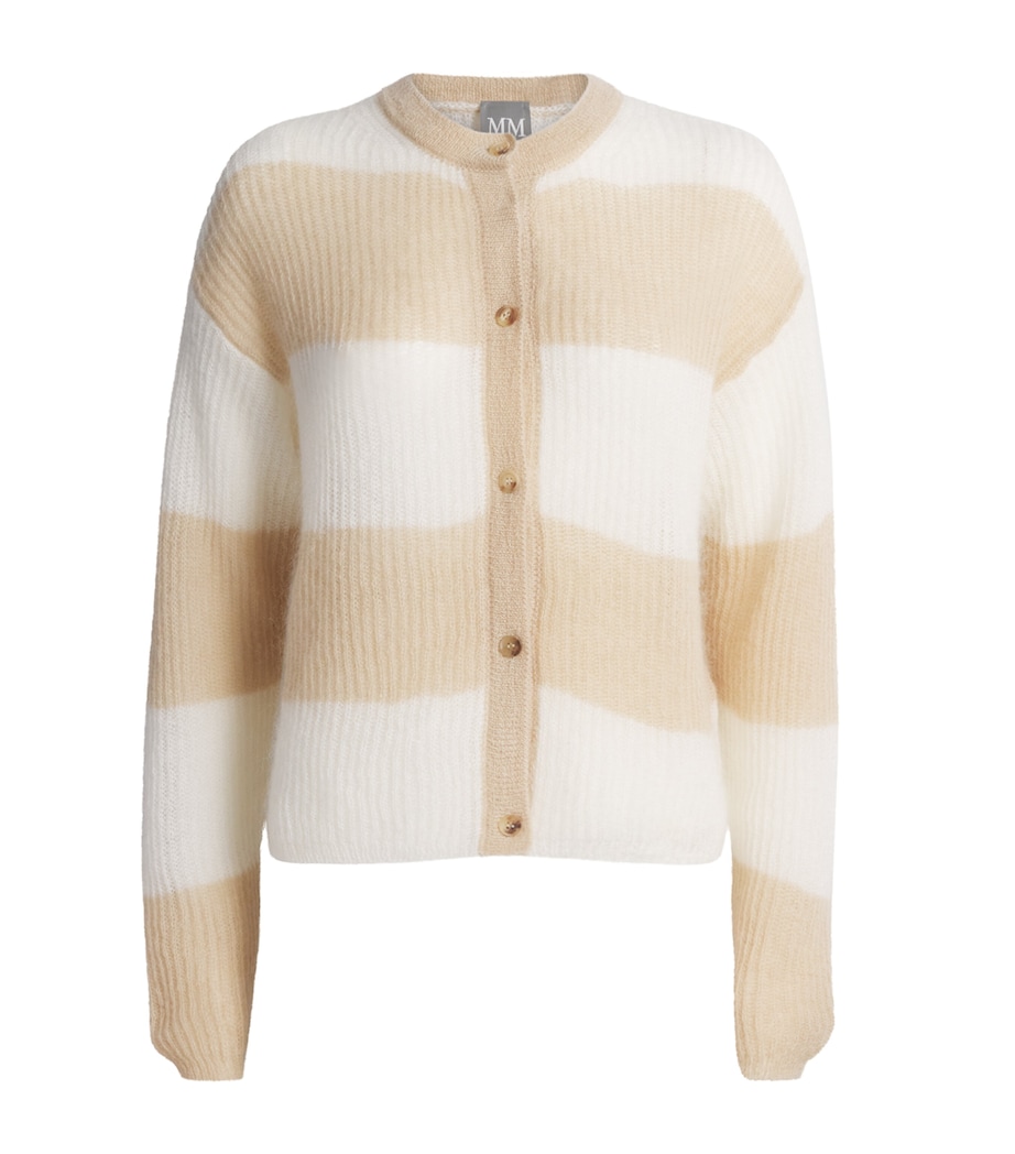 Stripe Meandro Cardigan 003 ALBINO Image 1