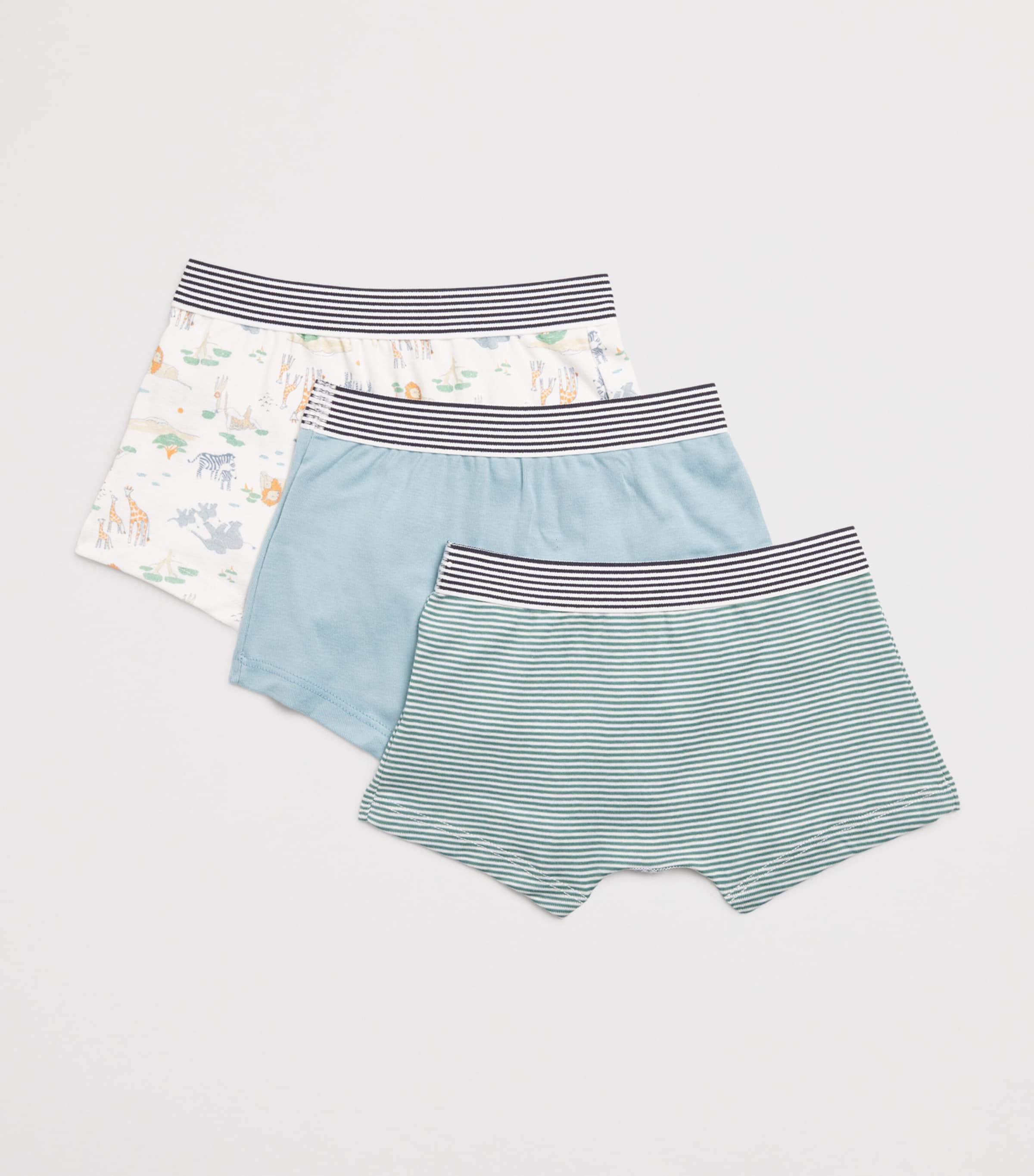 Set of 3 Cotton Boxers (2-12 Years) VARIANTE 1 Image 2