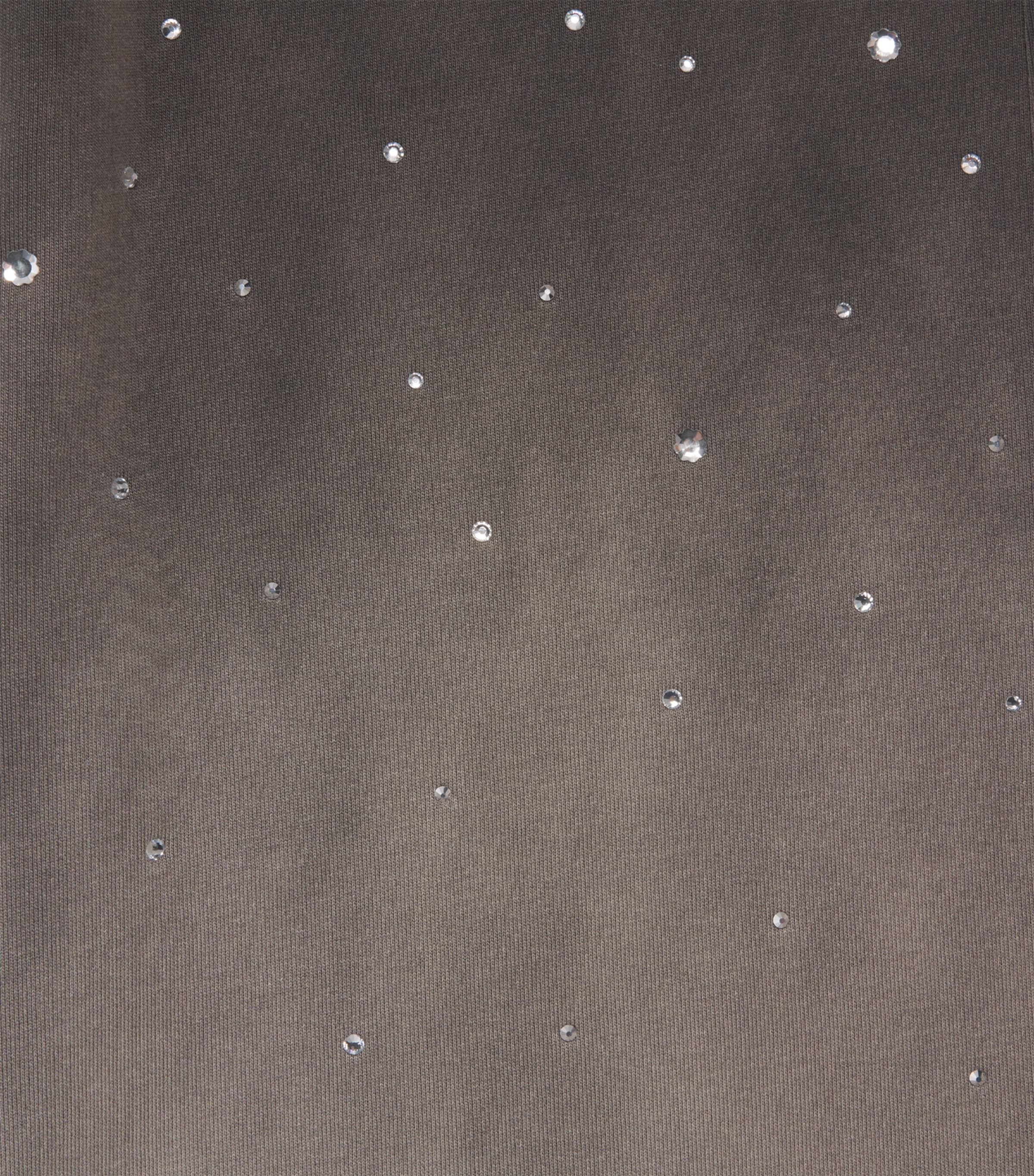 Monnalisa Degradé Rhinestone-Embellished Sweatpants (8-12 Years) Grigio Antracite Image 3