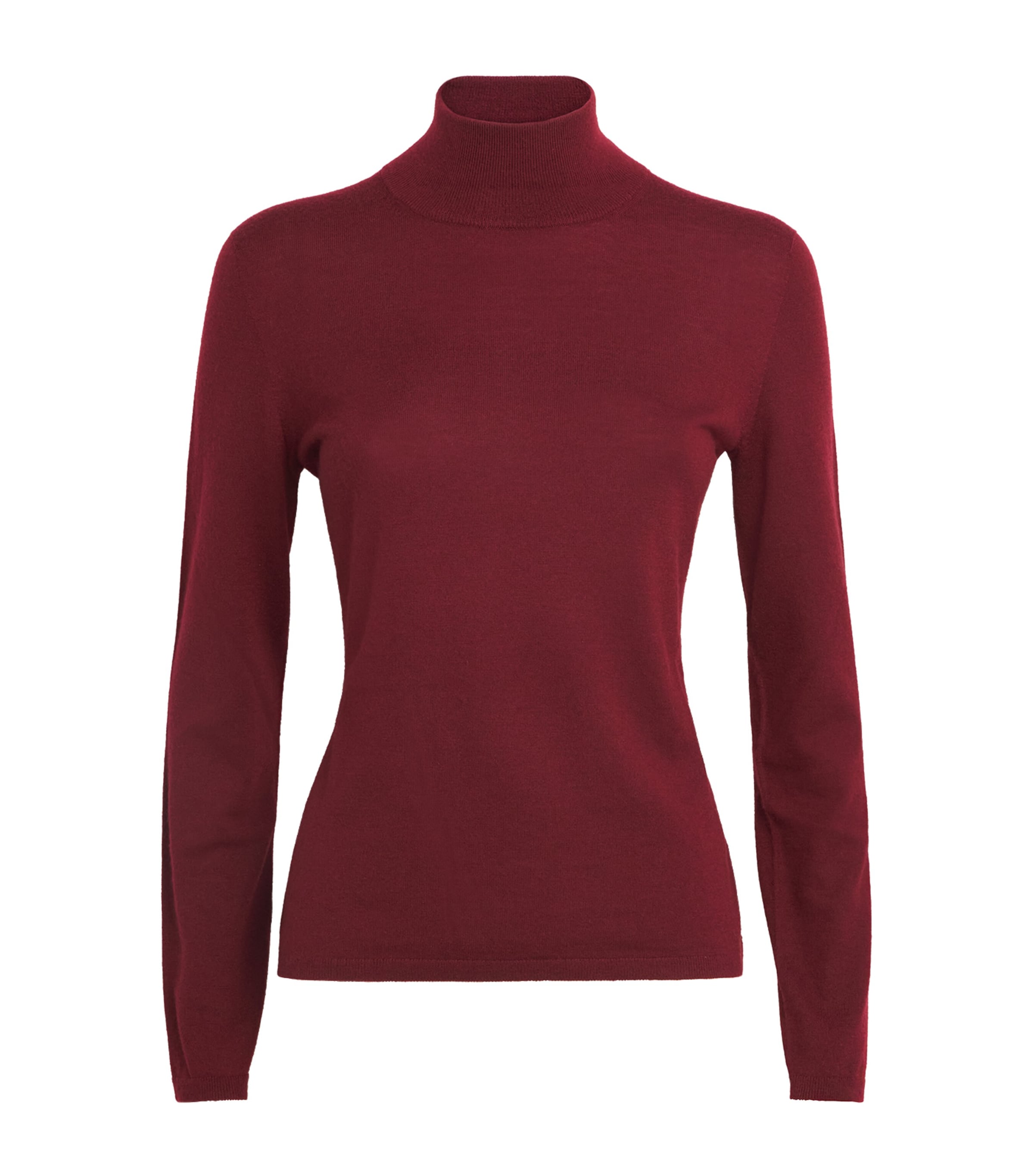 Max Mara Cashmere Rollneck Sweater In Red