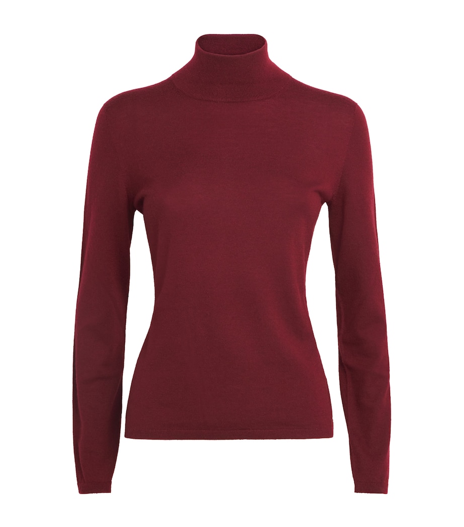 Cashmere Rollneck Sweater RASPBERRY Image 1