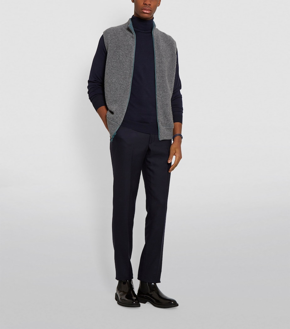 Merino Wool Cherwell Rollneck Sweater MIDNIGHT Image 4