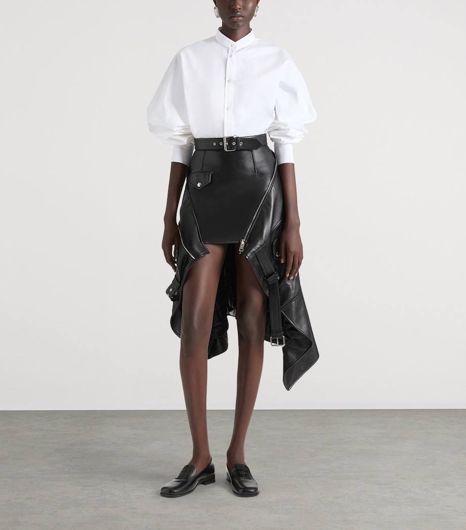 Givenchy Womens Cotton Poplin Cocoon Shirt White Image 2