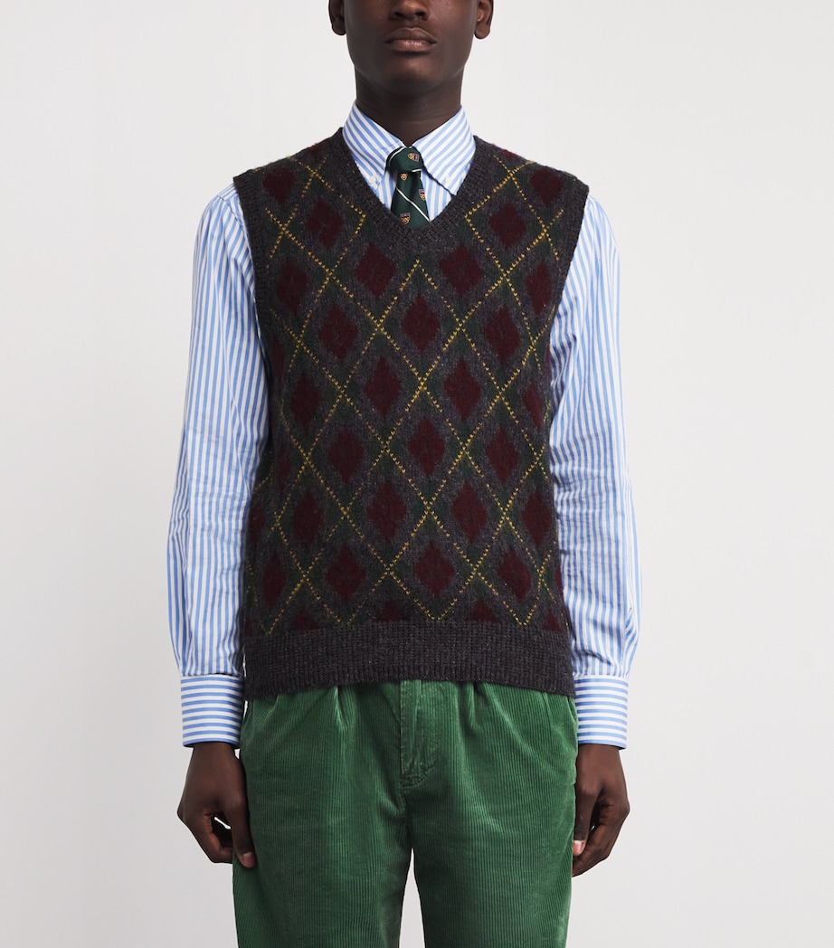 Wool-Cashmere Sweater Vest GREY Image 3