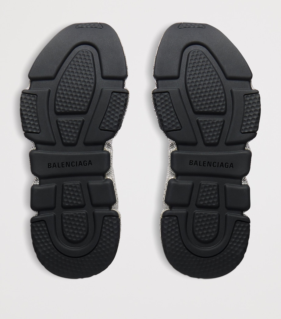 Balenciaga Rhinestone-Embellished Speed High-Top Sneakers Image 6