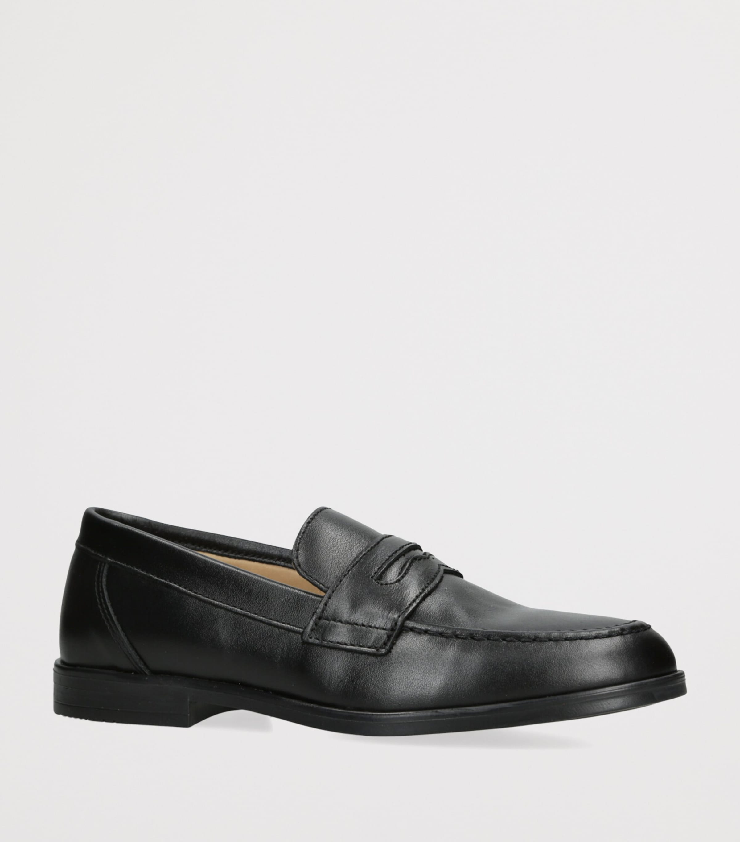 Leather Hugo Loafers BLACK Image 3
