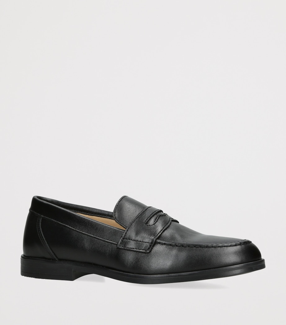 Leather Hugo Loafers BLACK Image 3