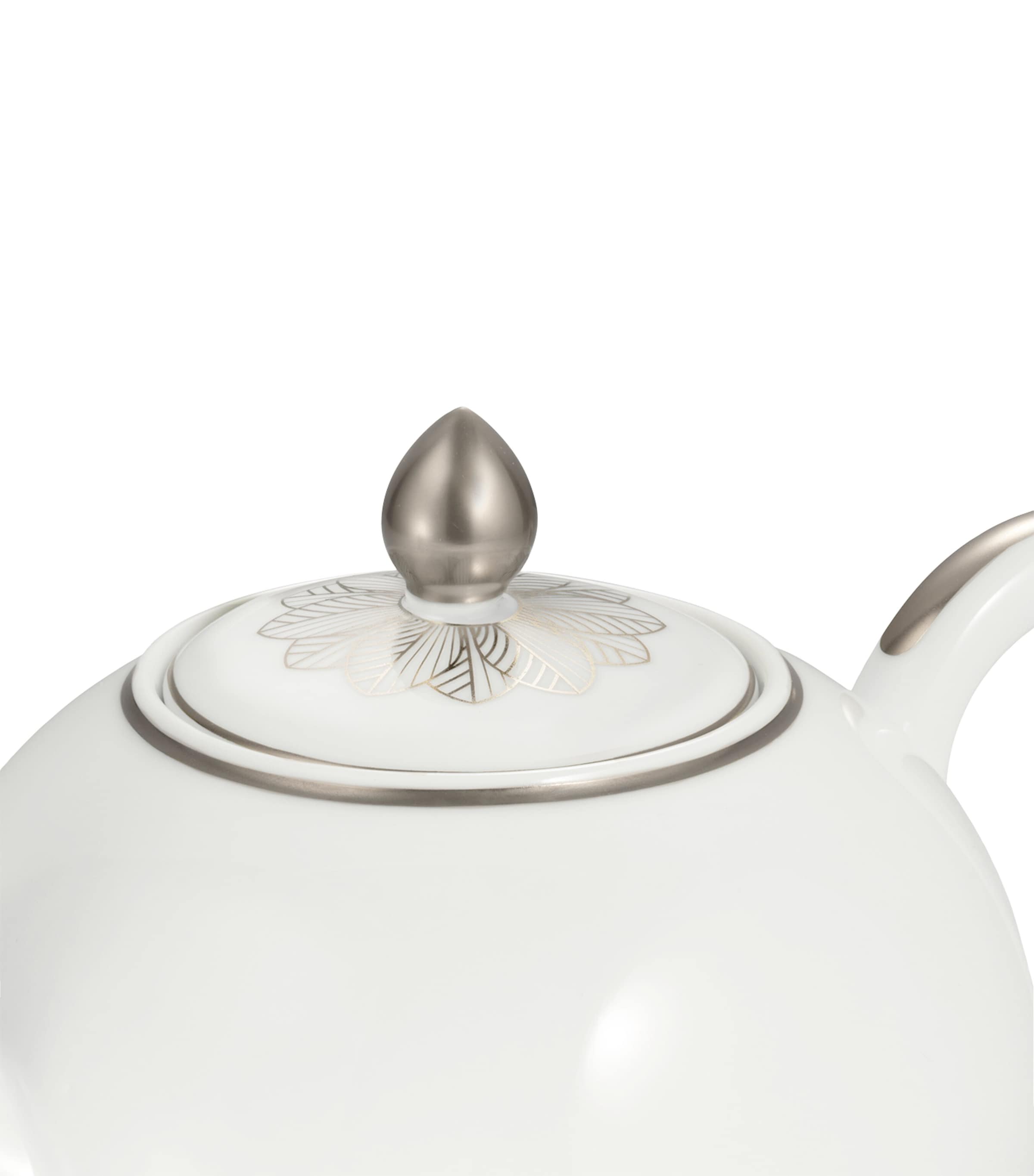 Porcelain Malmaison Teapot (1.5L) WHITE Image 2