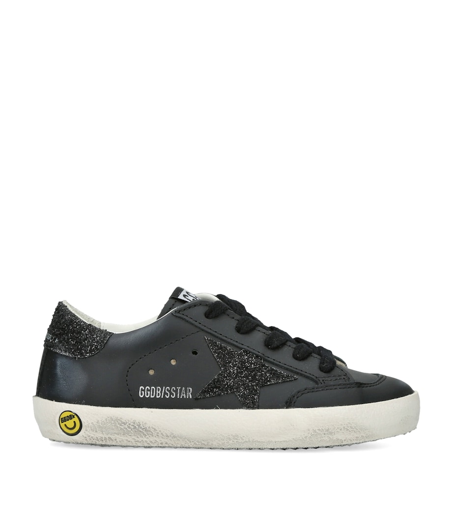 Golden Goose Leather Super-Star Sneakers Black Image 1