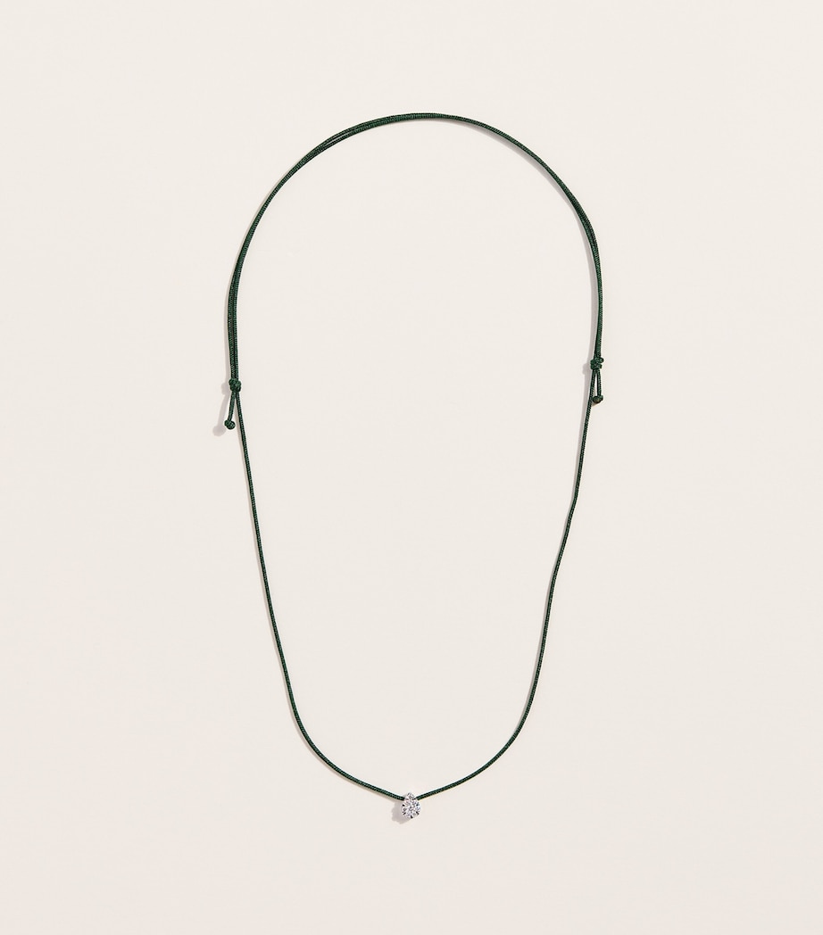 Persée White Gold and Diamond Danaé Cord Necklace White Gold Image 3