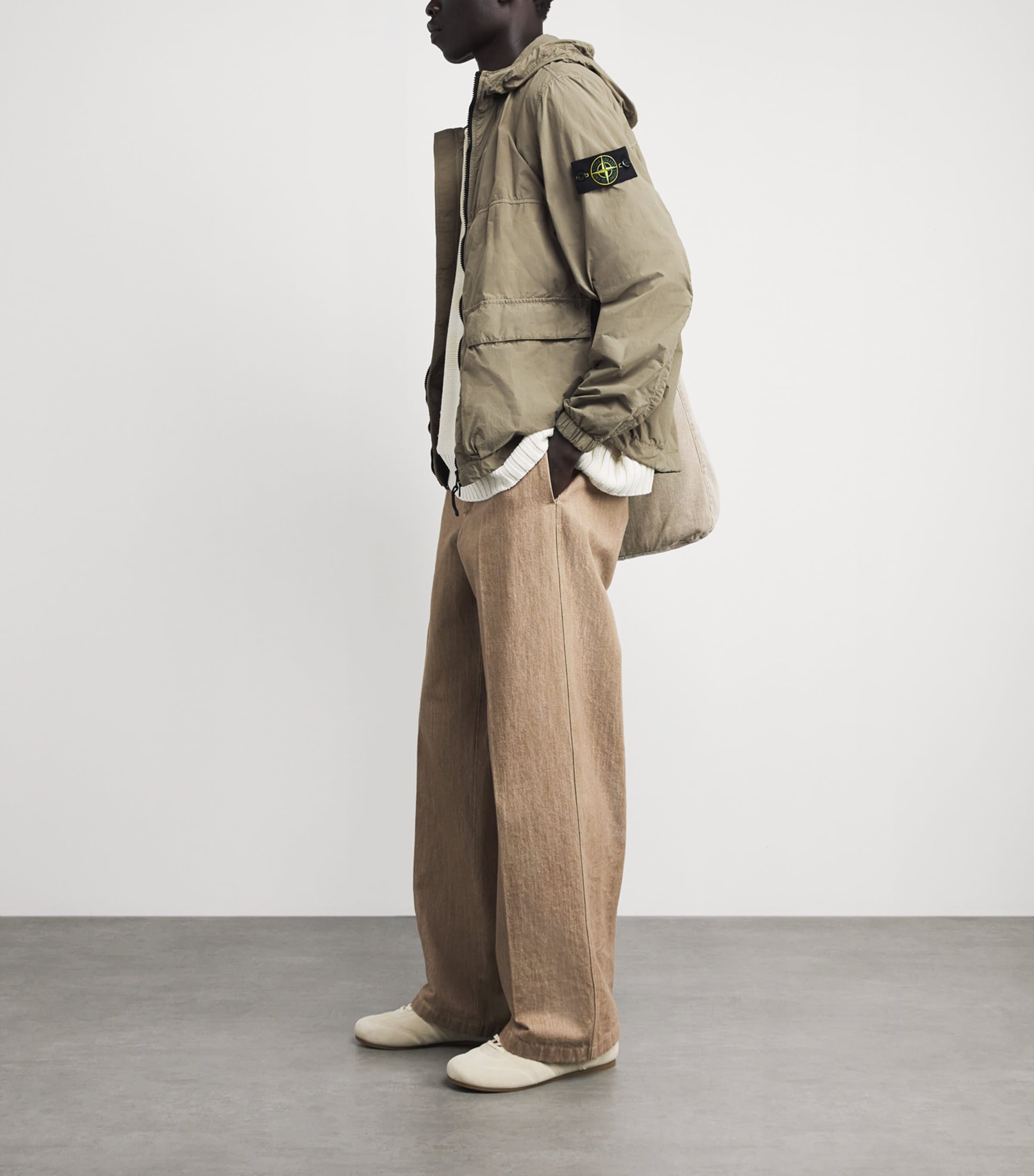 Stone Island Mens Short Hooded Parka Image 2