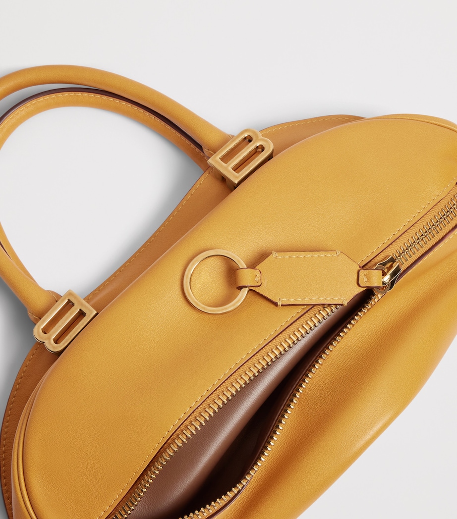 Balenciaga Mini Calfskin Bolero Bowling Top-Handle Bag Image 10