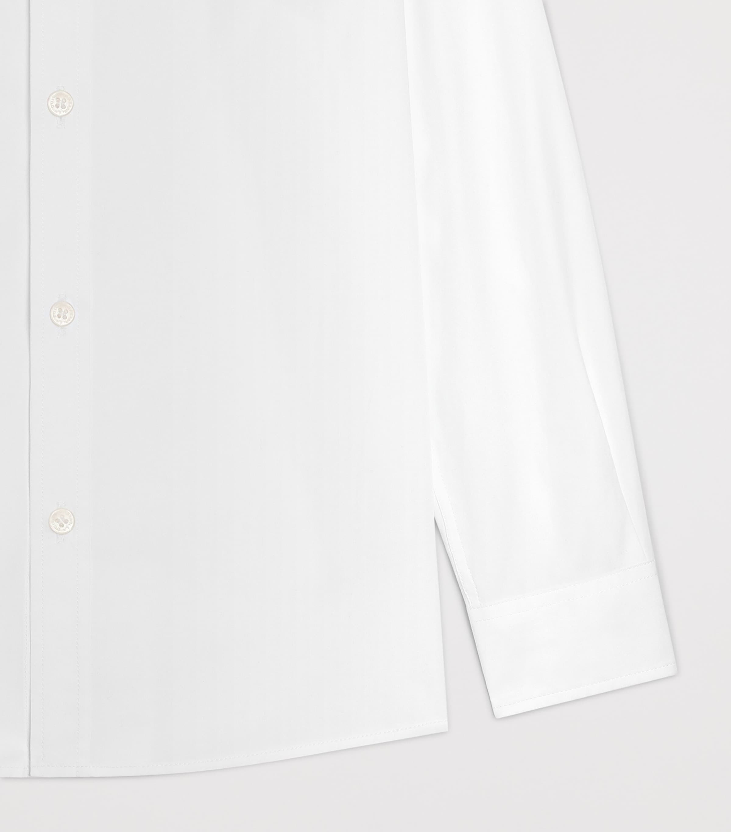 Dolce&Gabbana Kids Cotton Poplin Logo Shirt (8-14 Years) Optical White Image 4