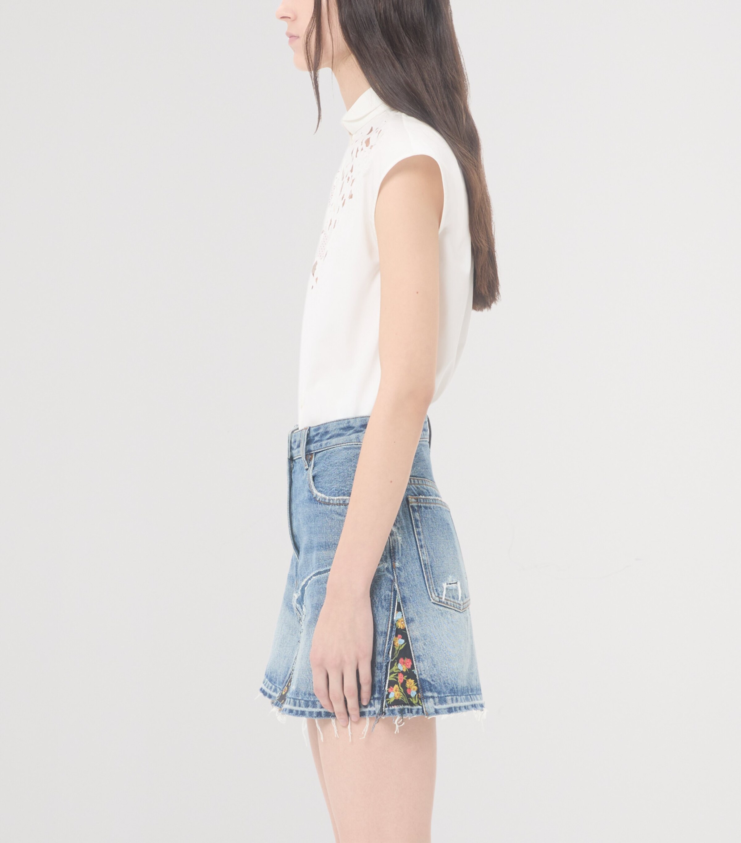 Valentino Womens Cotton Lace Shirt Image 3