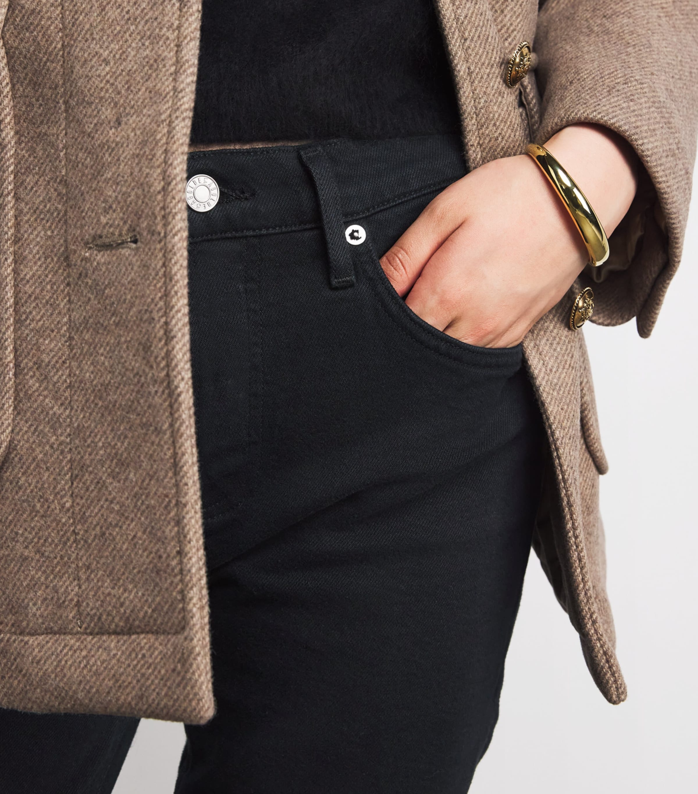 Cocktail Ankle Low-Rise Slim-Fit Jeans IMMERSION SAT BLK Image 6