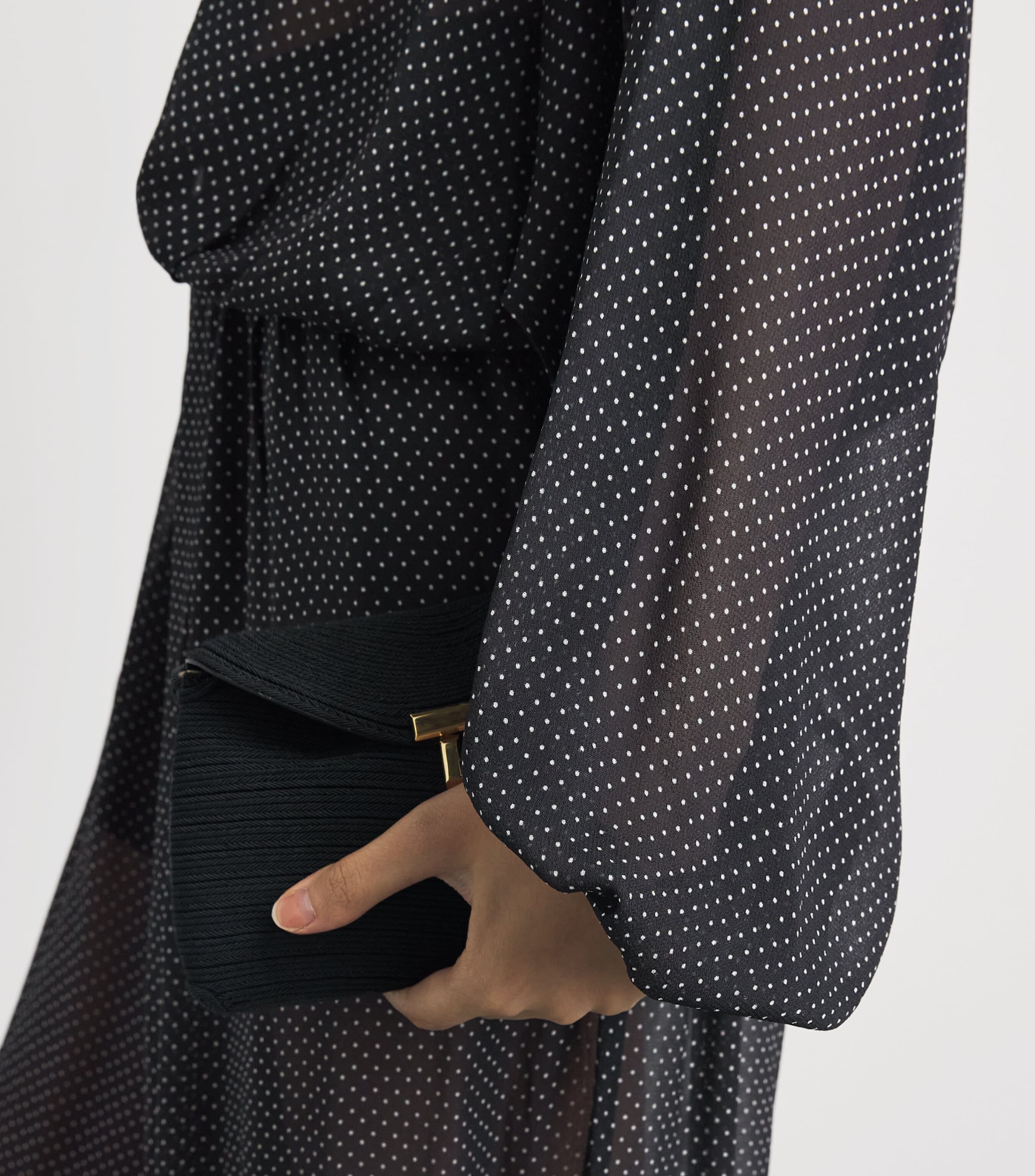 Herskind Womens Sheer Polka Dot Caterina Blouse Polka Image 3