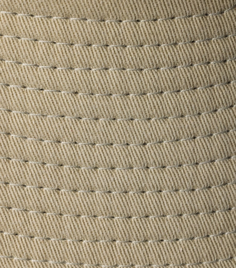 Prada Cotton Gabardine Logo Baseball Cap Neutral Image 3