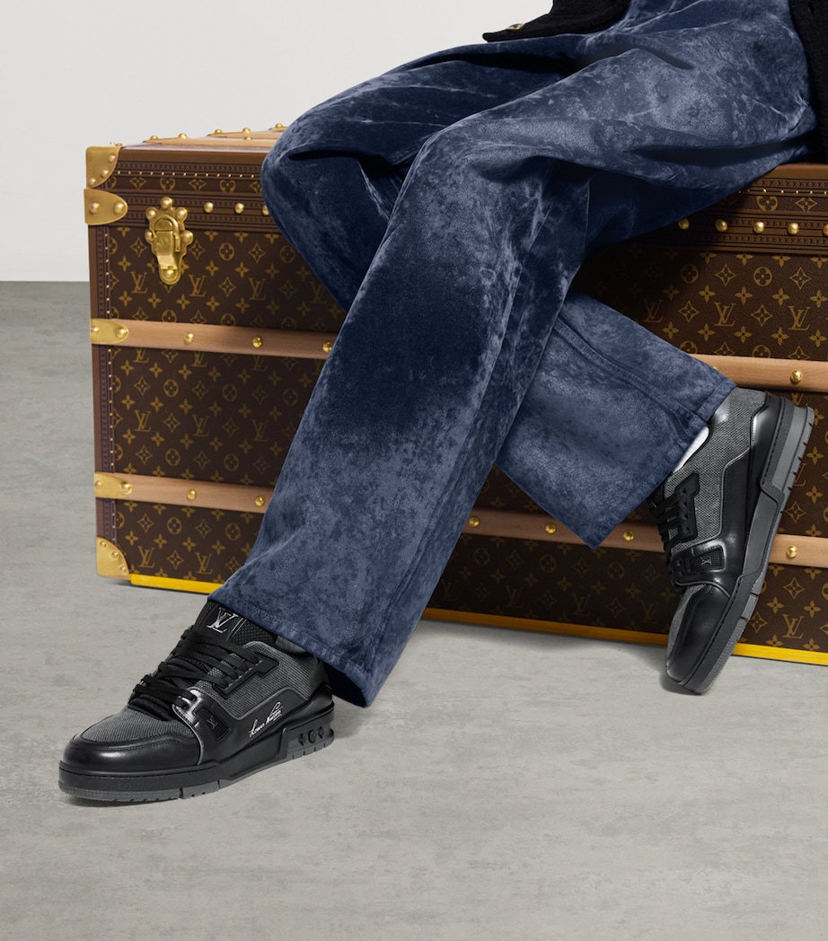 LV Low-Top Sneakers BLACK Image 2