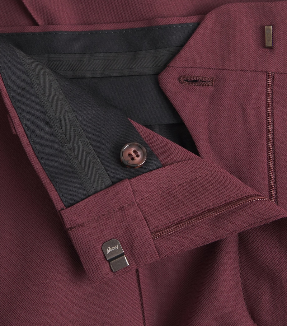 Silk-Wool Flared Trousers 6100 Image 5