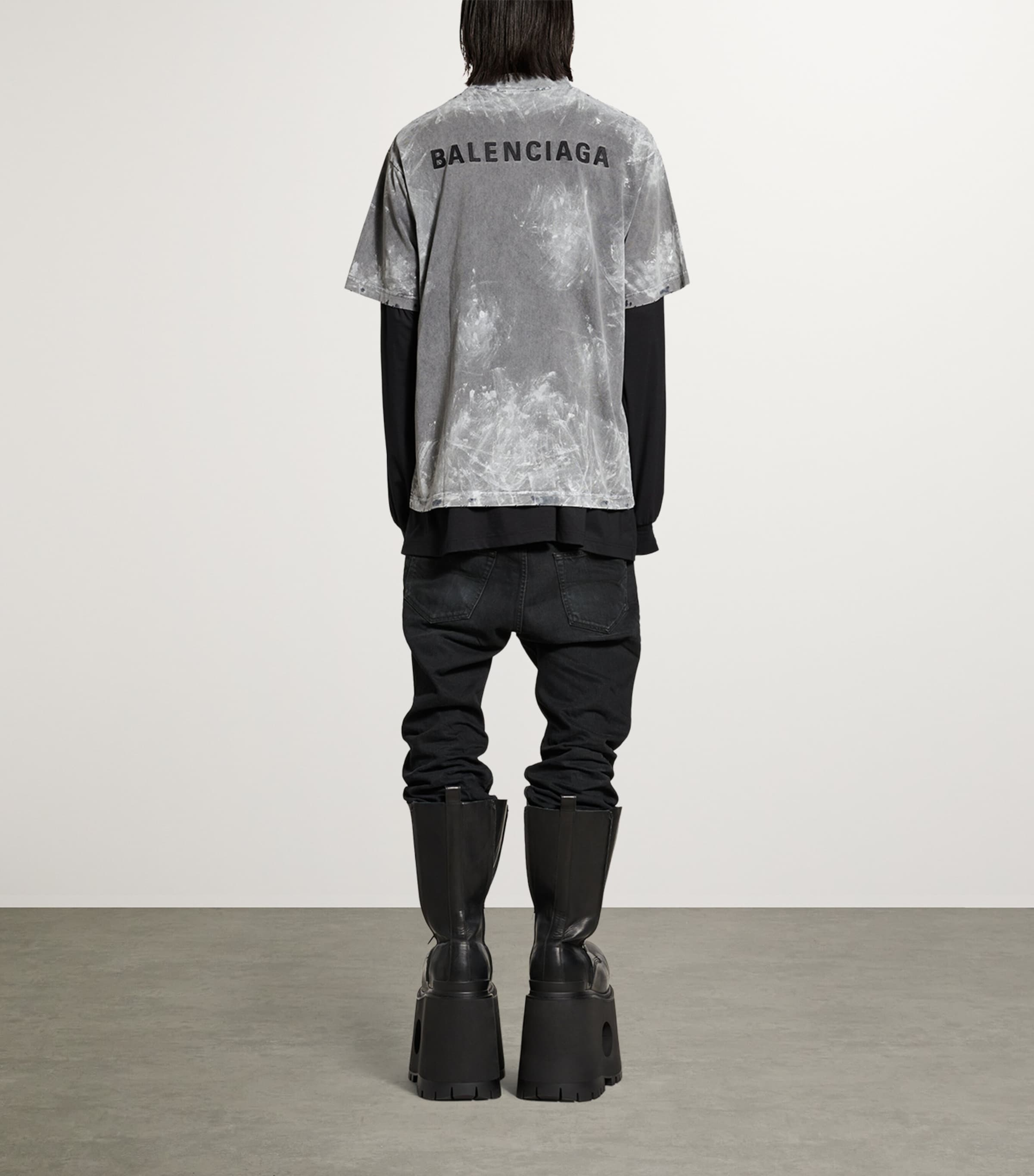 Distressed Logo T-Shirt 8499 Image 5