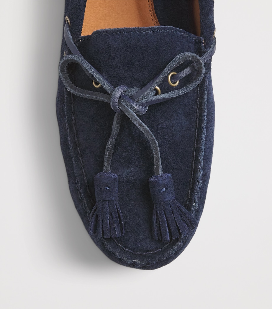 Polo Ralph Lauren Suede Tasselled Anders Loafers Hunter Navy Image 6