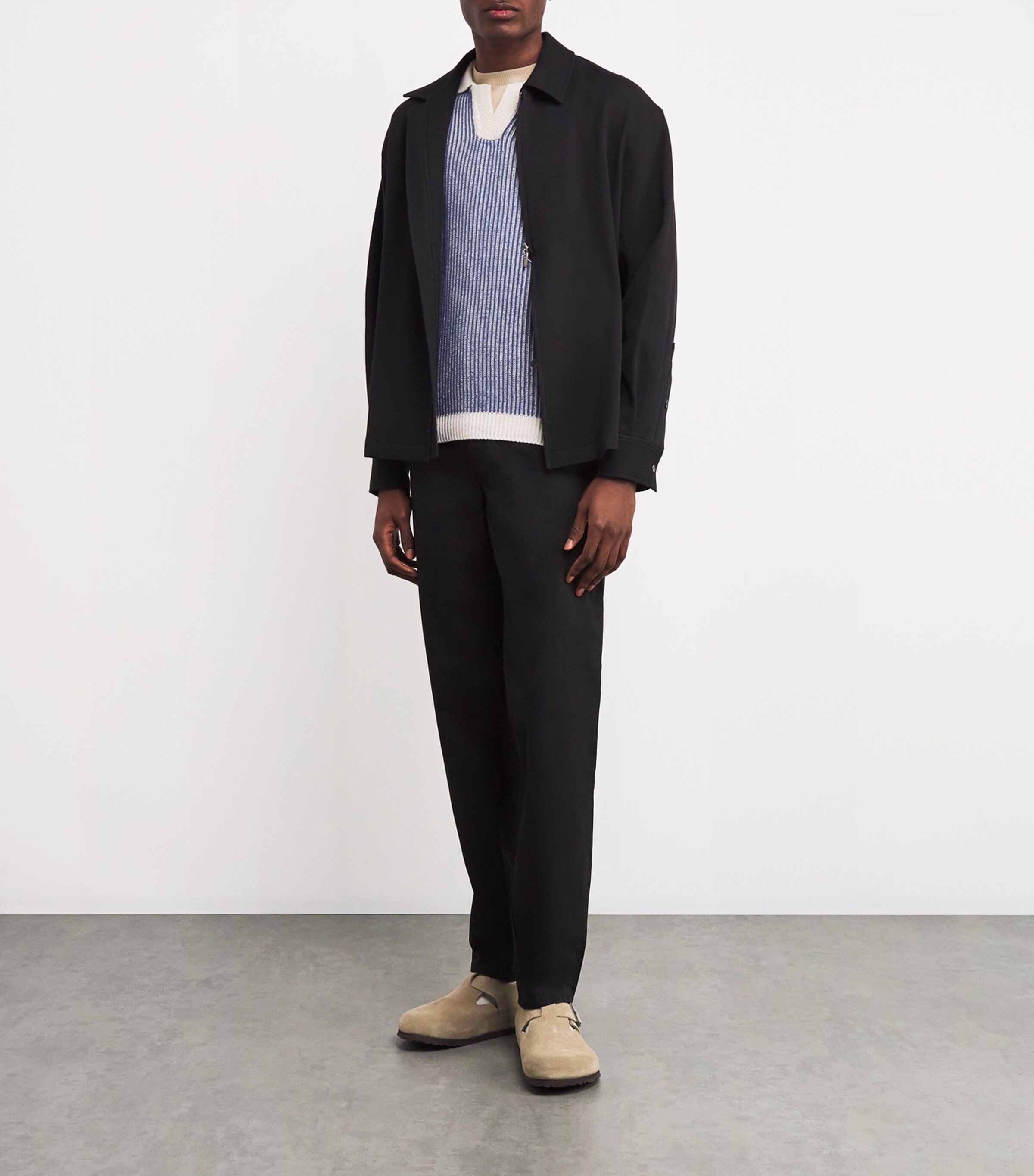 Stretch-Cotton Chinos BLACK Image 2