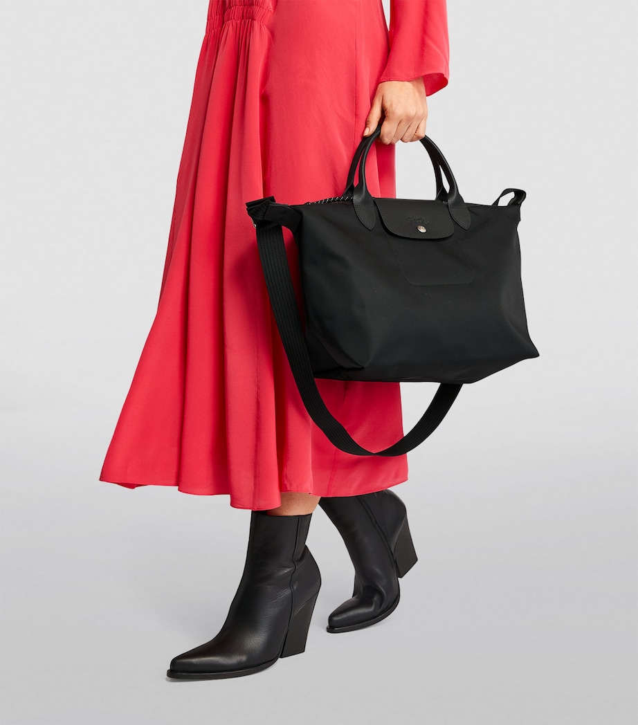 Large Le Pliage Energy Handbag 001 BLACK Image 5