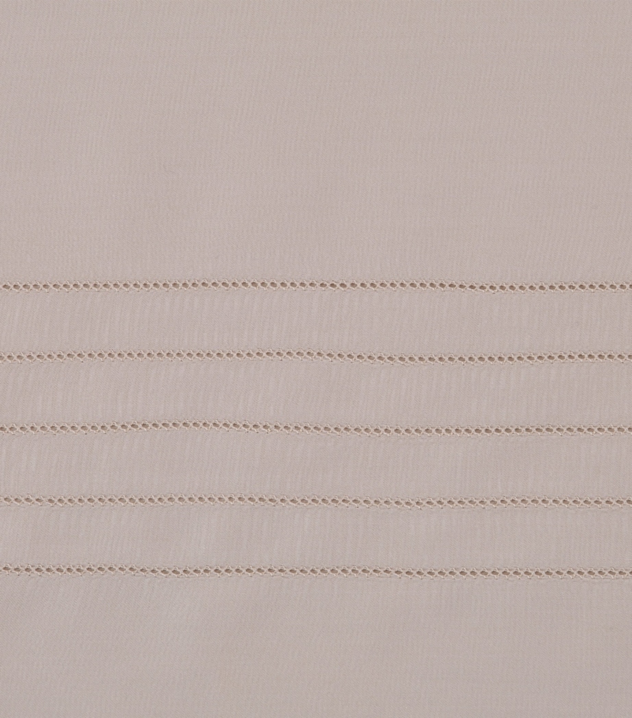 Frette Cotton Lush Ajour King Duvet Cover (260cm x 240cm) Greige Image 6