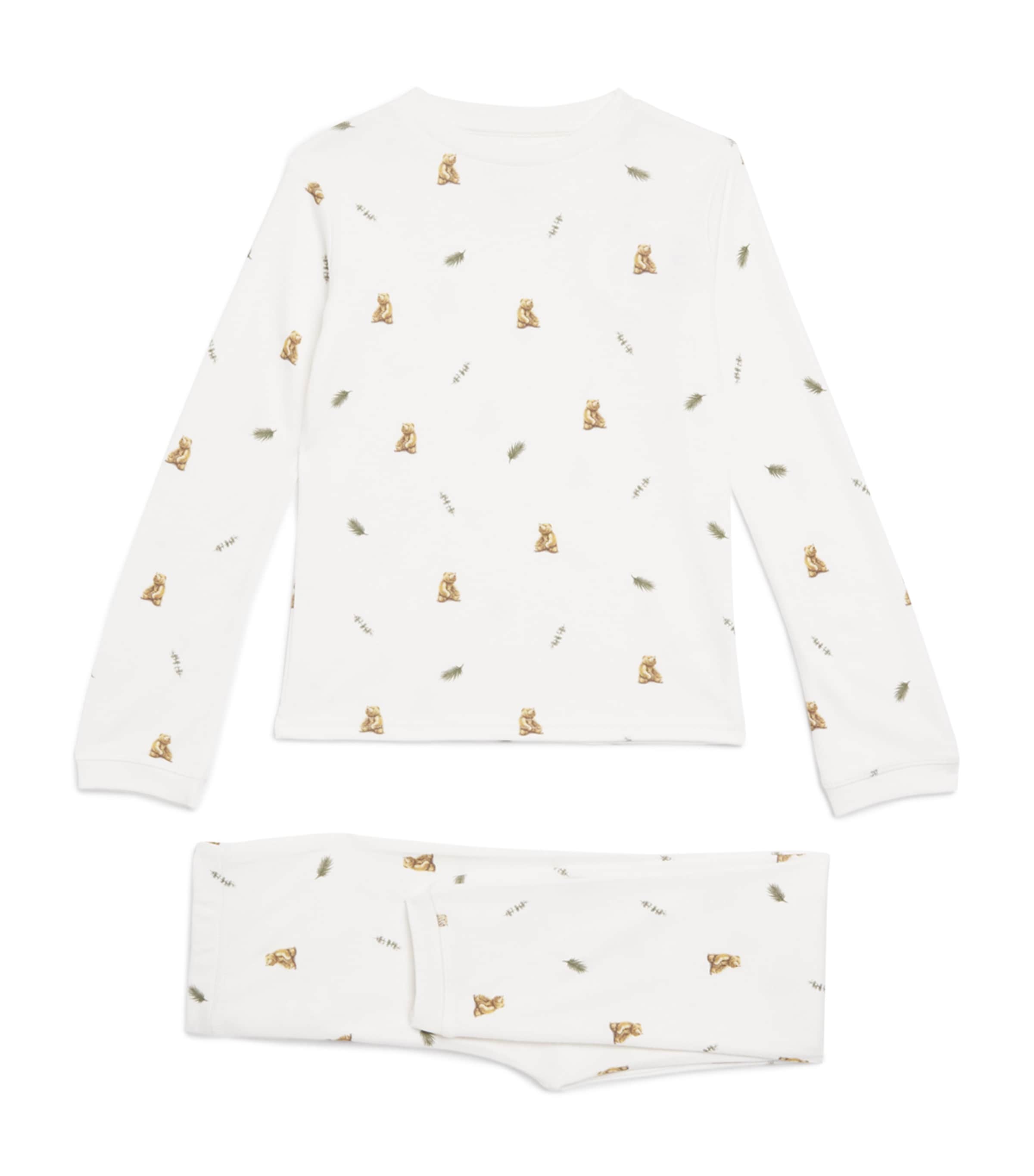 Rosa & Blue Kids' Brown Bear Pyjama Set