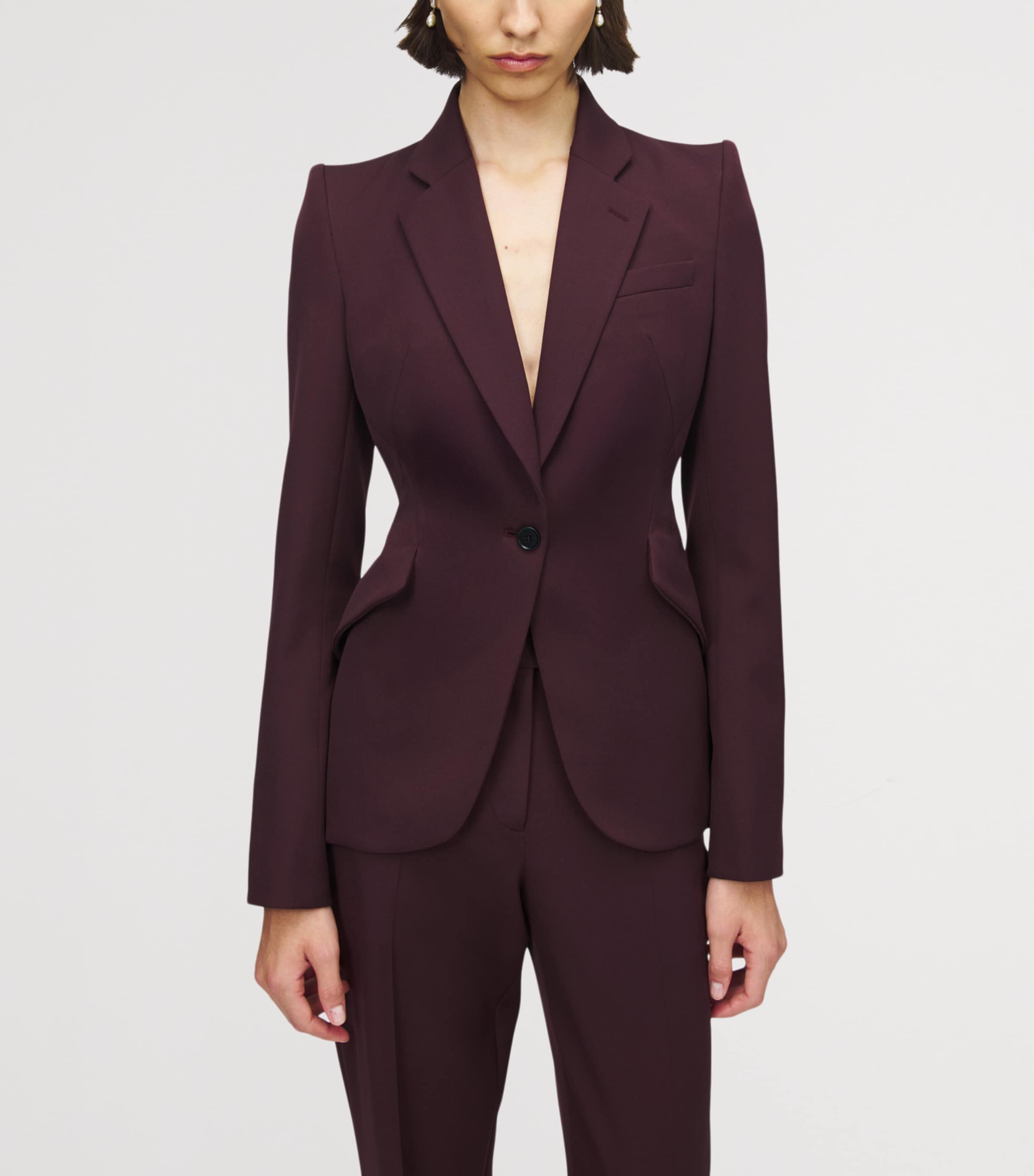 Wool Single-Breasted Blazer 5146 Image 5