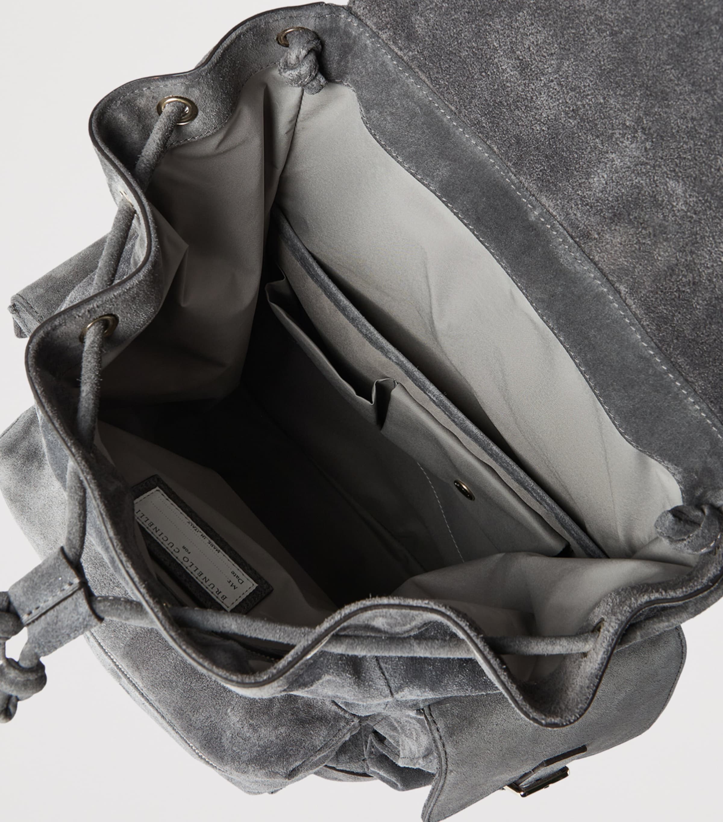 Brunello Cucinelli Suede City Backpack Image 3